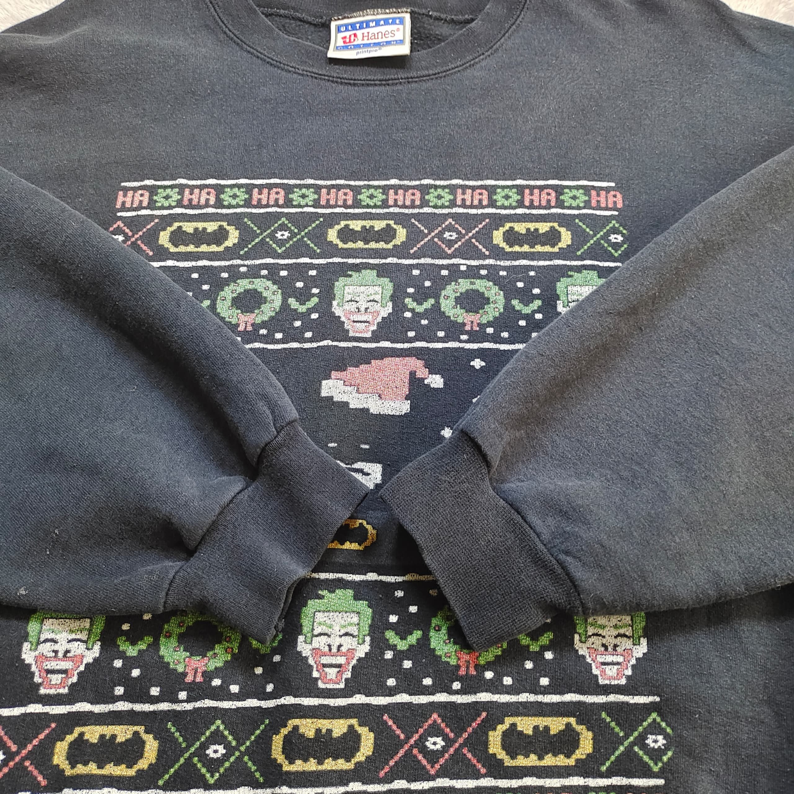 DC Comics DC Comics Batman Joker Ugly Christmas Funny Ha Ha Ha Size US XL / EU 56 / 4 - 5 Thumbnail