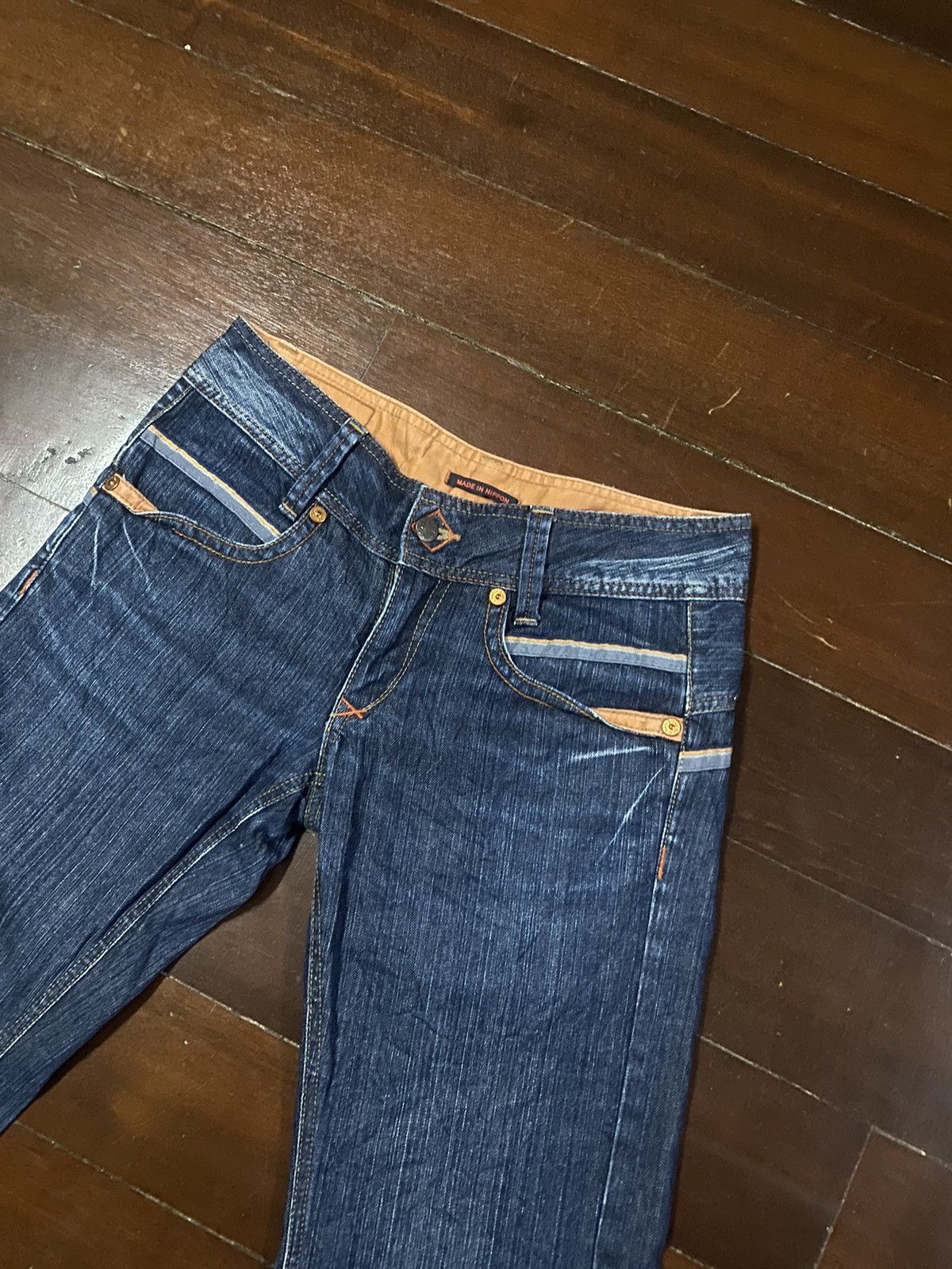5351 POUR LES HOMMES × If Six Was Nine × Le Grande Bleu (L.G.B.) Flare Jeans ET MADE IN NIPPON Denim Jean Boot Cut wide leg Size US 33 - 5 Thumbnail