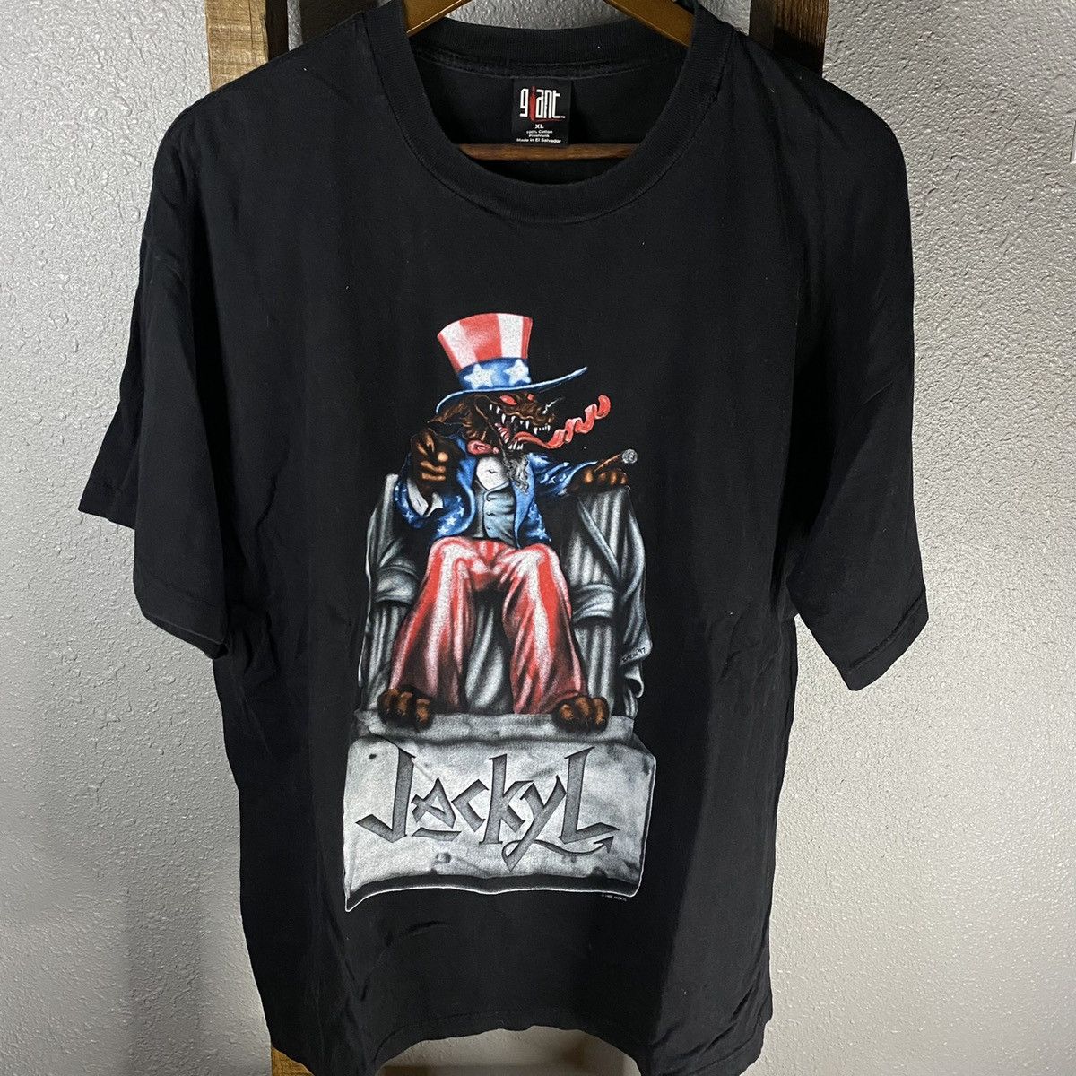 Band Tees × Vintage 1990s Jackyl USA Tour band tee Size US XL / EU 56 / 4 - 1 Thumbnail