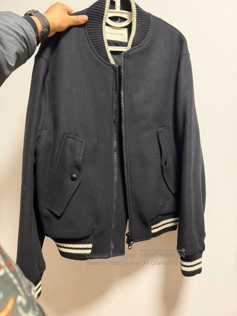 Dries Van Noten Dries Van Noten Black Wool Back-zip Jacket Size US M / EU 48-50 / 2 - 1 Thumbnail