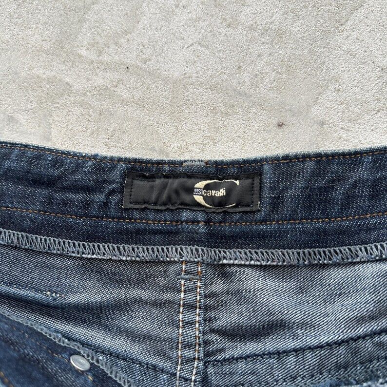 Just Cavalli Vintage Skirt Just Cavalli Denim Zip Button Women’s Blue 30 Size 30" / US 8 / IT 44 - 9 Thumbnail