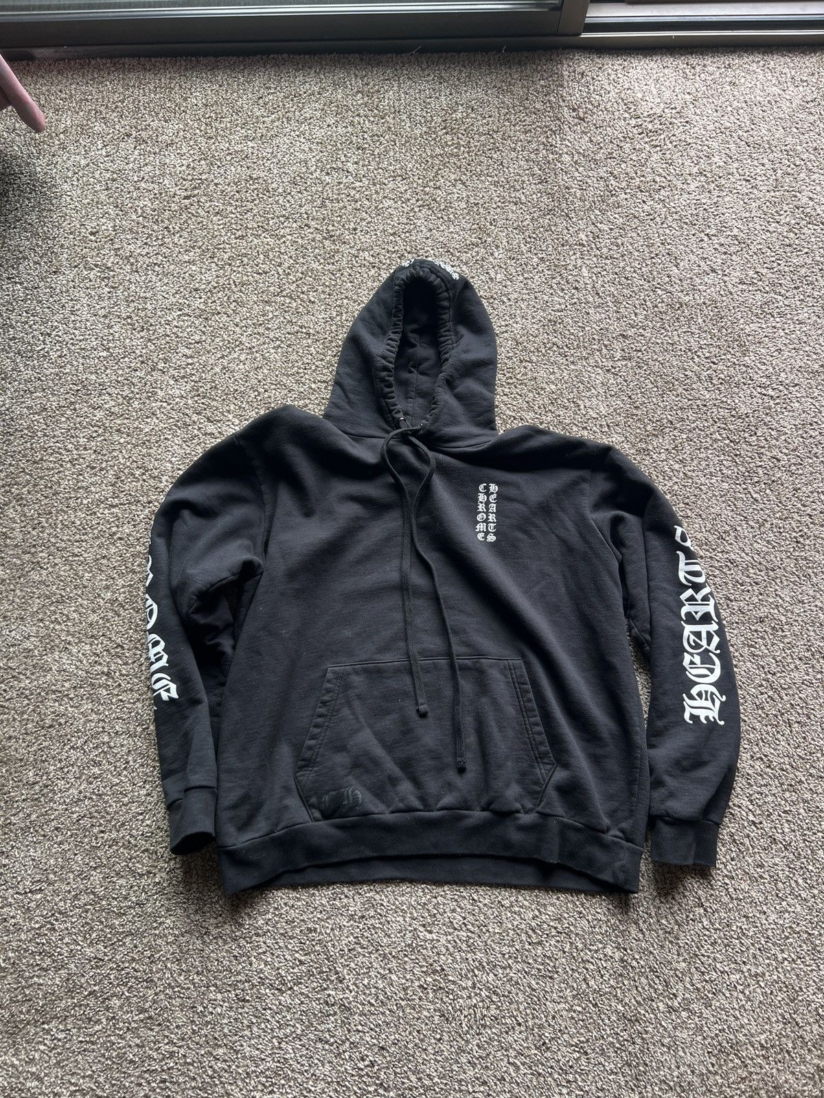 Chrome Hearts Chrome hearts vertical logo hoodie Size US XL / EU 56 / 4 - 1 Thumbnail