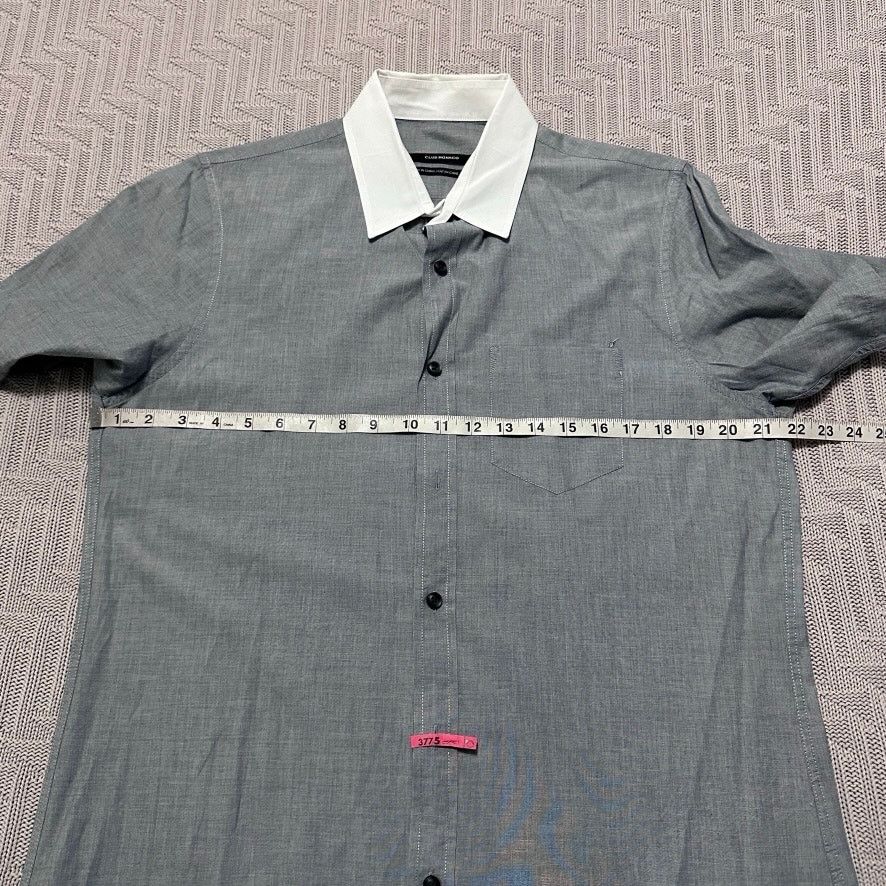 Club Monaco Club Monaco gray short sleeve button down Size US L / EU 52-54 / 3 - 5 Thumbnail