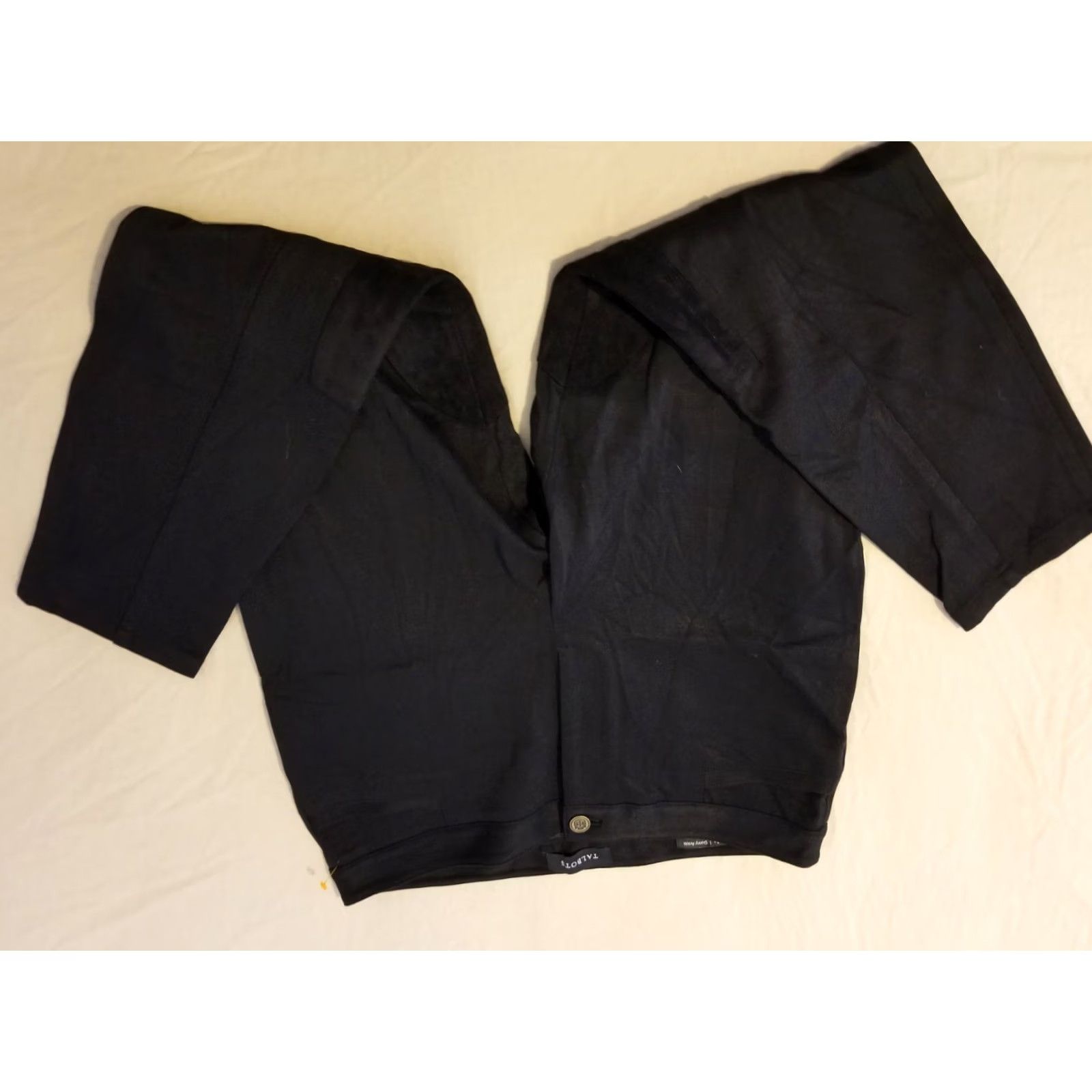 Talbots Talbots Dress Pants 12P Slack Chino Trouser Khaki Black Womens Size 34" / US 12 / IT 48 - 2 Thumbnail
