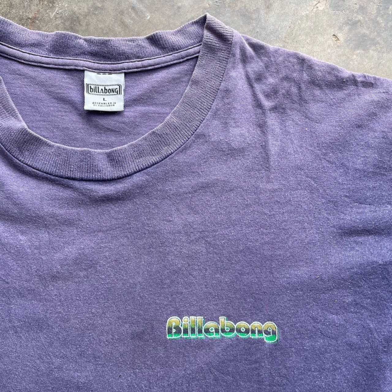 Billabong Vintage 90s billabong surf tshirt sun faded Size US L / EU 52-54 / 3 - 4 Thumbnail