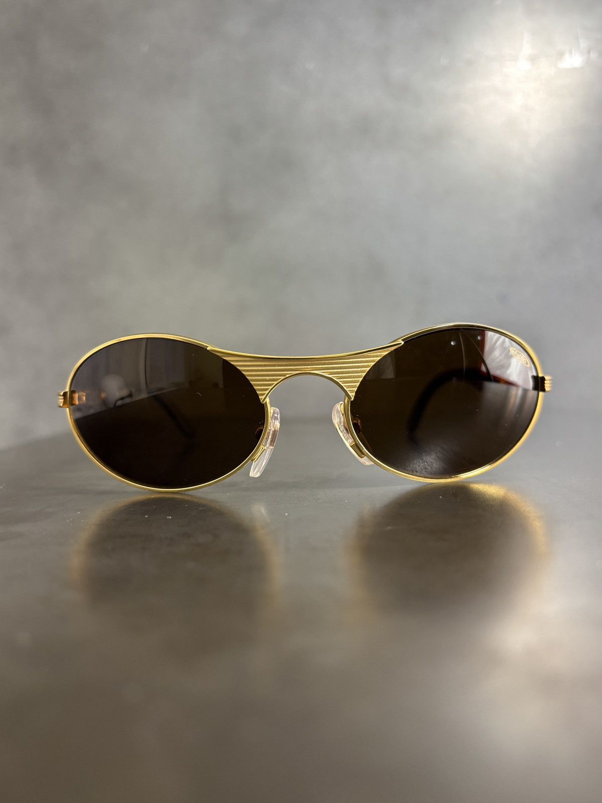 Vintage NOS 1990s Vintage Sunglasses Floyd Eyewear Metal Italy JPG Size ONE SIZE - 4 Thumbnail