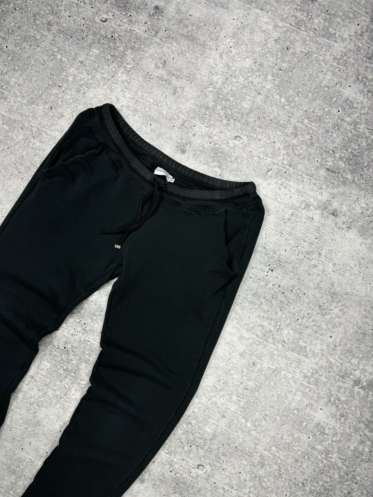 Designer × Moncler Vintage Moncler 90s Y2K Style Black Classic Sweatpants Pants Size 28" / US 6 / IT 42 - 3 Thumbnail