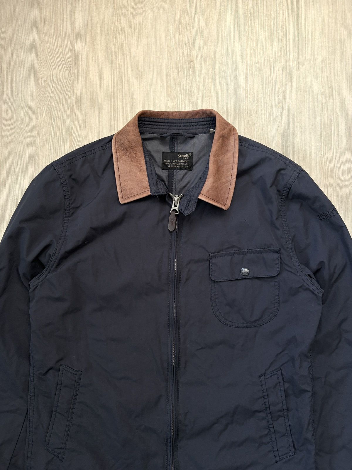 Schott SCHOTT Army Type Breathable Field Jacket Size US L / EU 52-54 / 3 - 2 Thumbnail