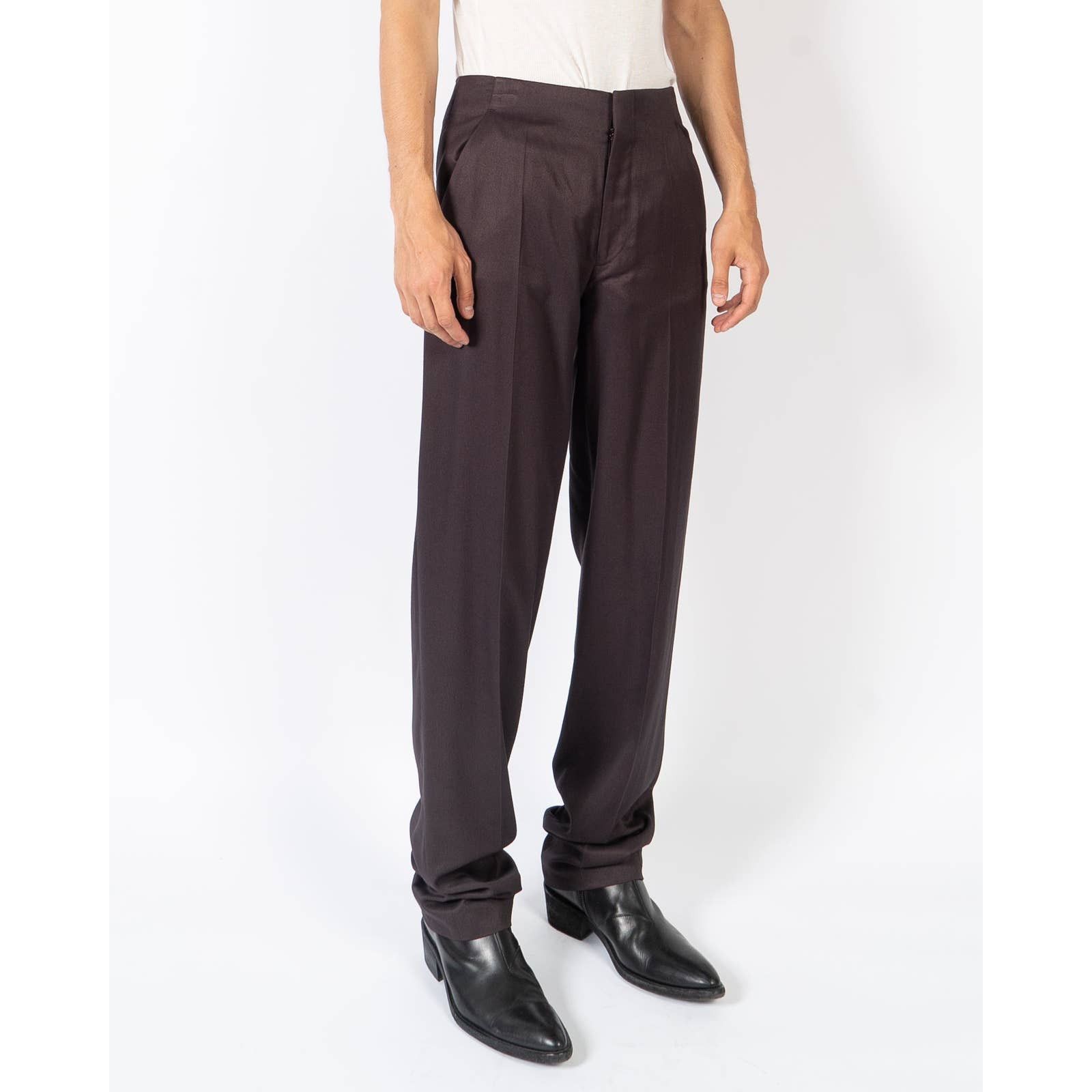 Haider Ackermann FW20 Marova Coffee Trousers Sample Size US 32 / EU 48 - 3 Thumbnail