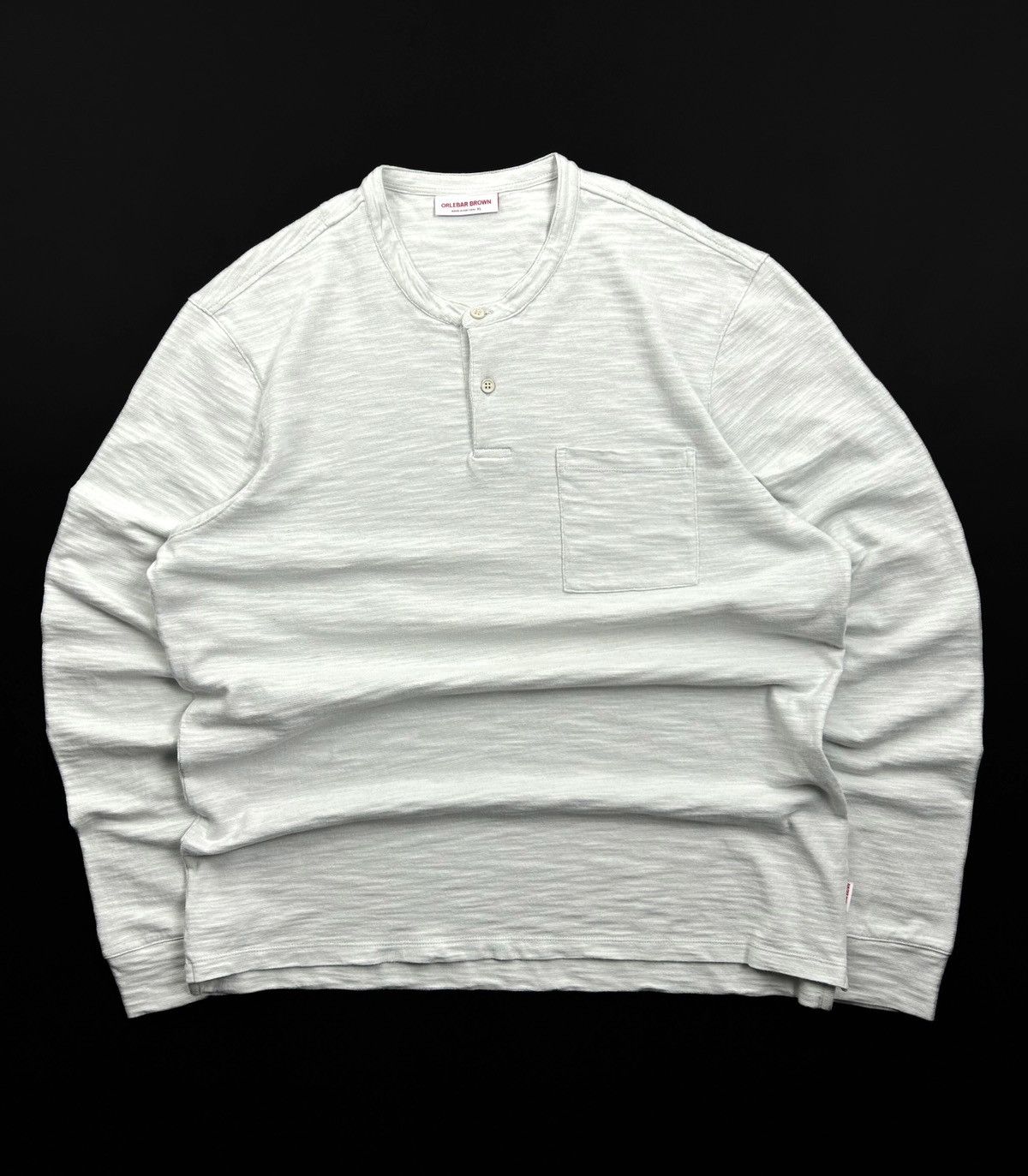 Orlebar Brown Orlebar Brown Button-Up Sweatshirt Grey XL Vintage Designer Size US XL / EU 56 / 4 - 2 Thumbnail