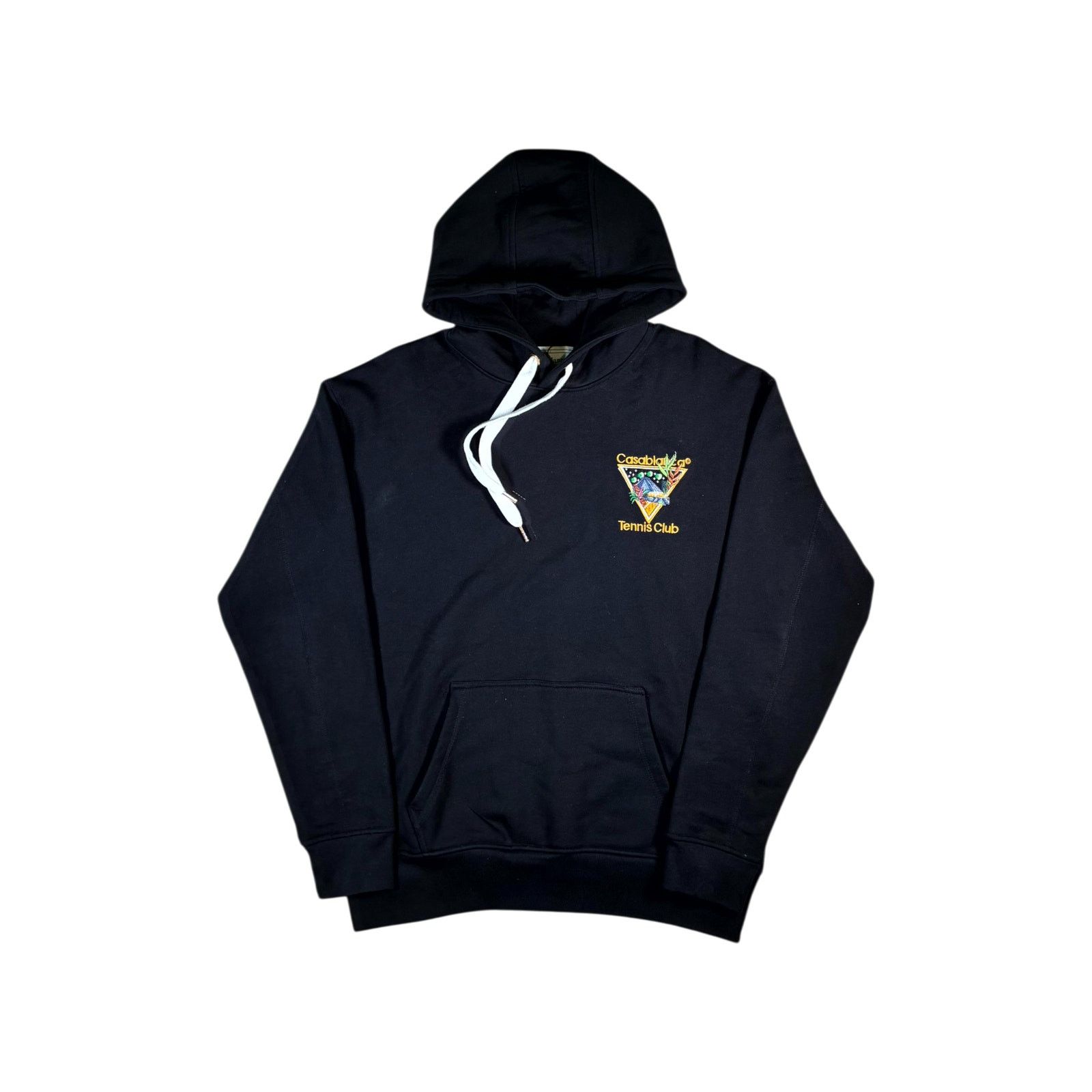 Casablanca Casablanca Tennis Club Icon Embroidered Black Hoodie Size US M / EU 48-50 / 2 - 1 Thumbnail