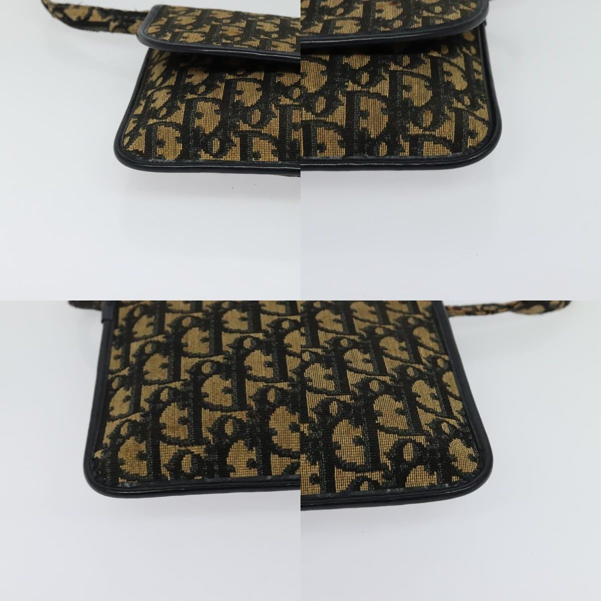 Dior DIOR Trotter Canvas Shoulder Bag Navy Size ONE SIZE - 10 Thumbnail
