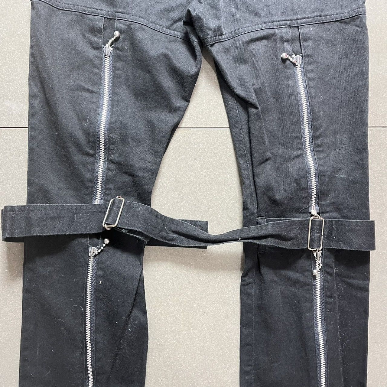 Japanese Brand × Le Grande Bleu (L.G.B.) Super Lovers Tokyo Rock Japanese Brand Bondage Pant Size 26" / US 2 / IT 38 - 9 Thumbnail