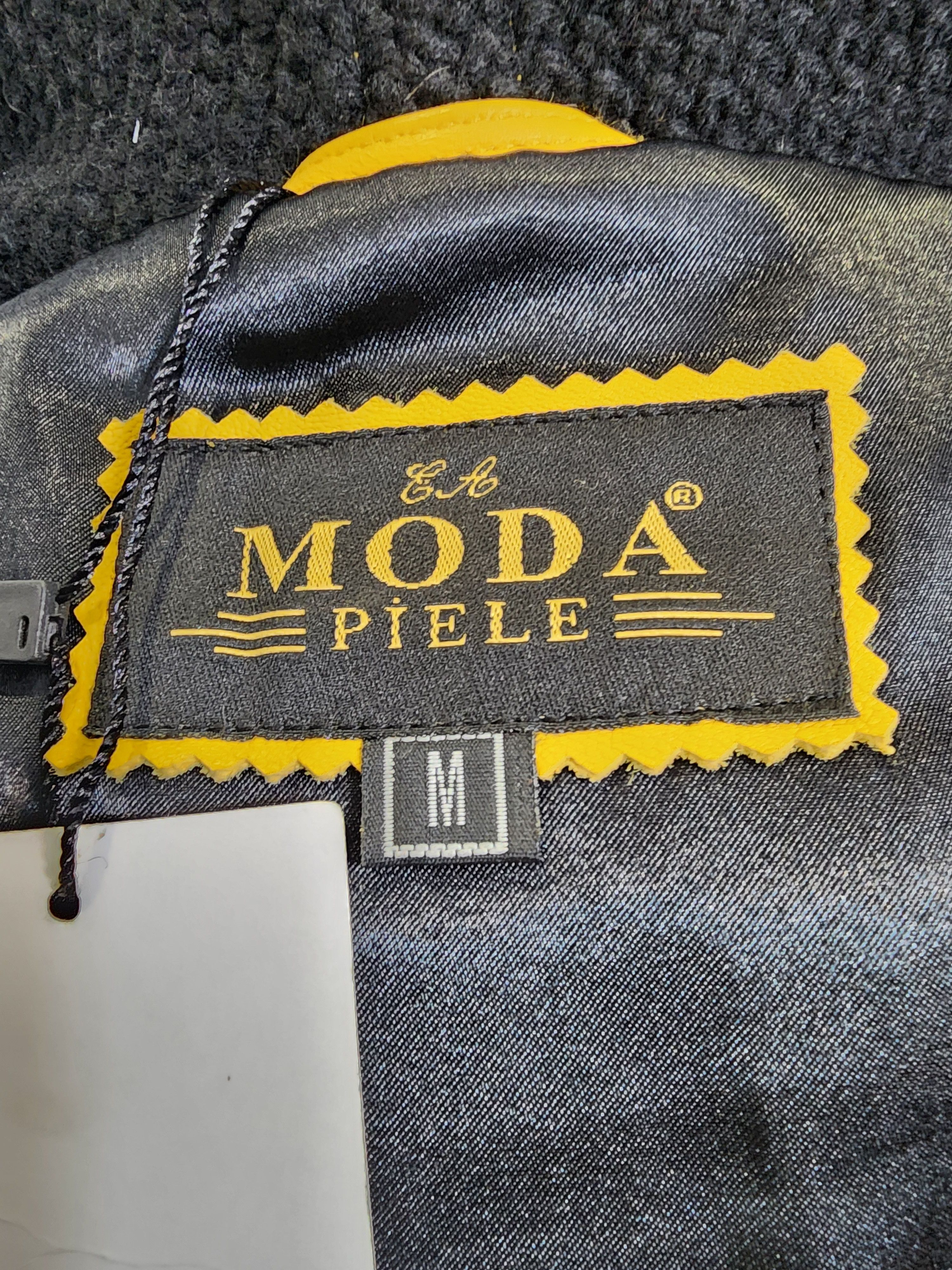 Genuine Leather Yellow Leather Hooded Jacket: Women's Sport Coat Size M / US 6-8 / IT 42-44 - 9 Thumbnail