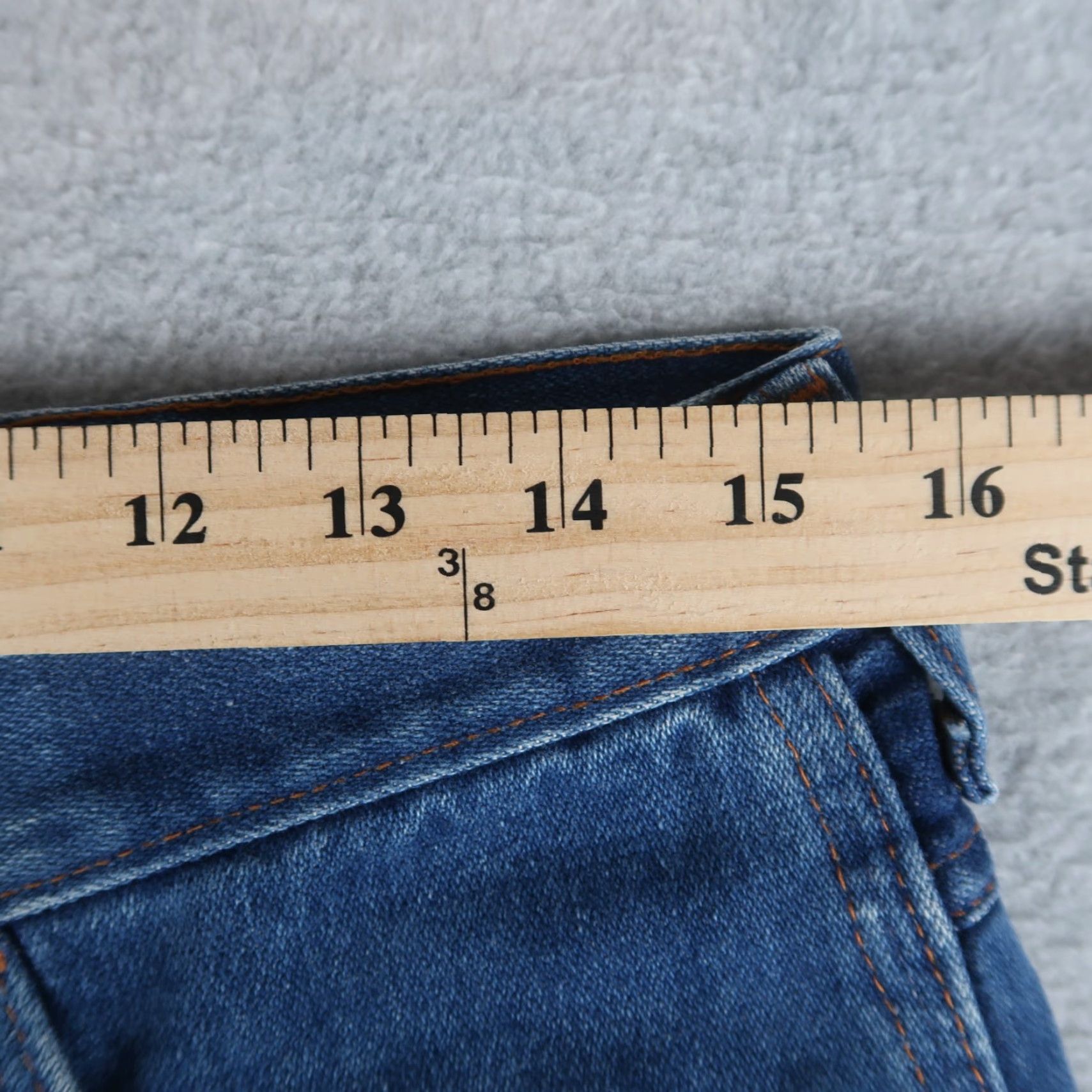 Wrangler VINTAGE Wrangler Bootcut Denim Jeans Men 34x30 945Den USA Cowboy 80s 70s Rock Logo Size US 34 / EU 50 - 6 Thumbnail
