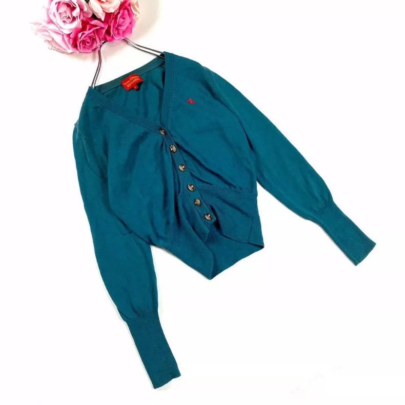Vivienne Westwood Vivienne Westwood size1 Embroidered Saturn logo knit top Size M / US 6-8 / IT 42-44 - 2 Thumbnail