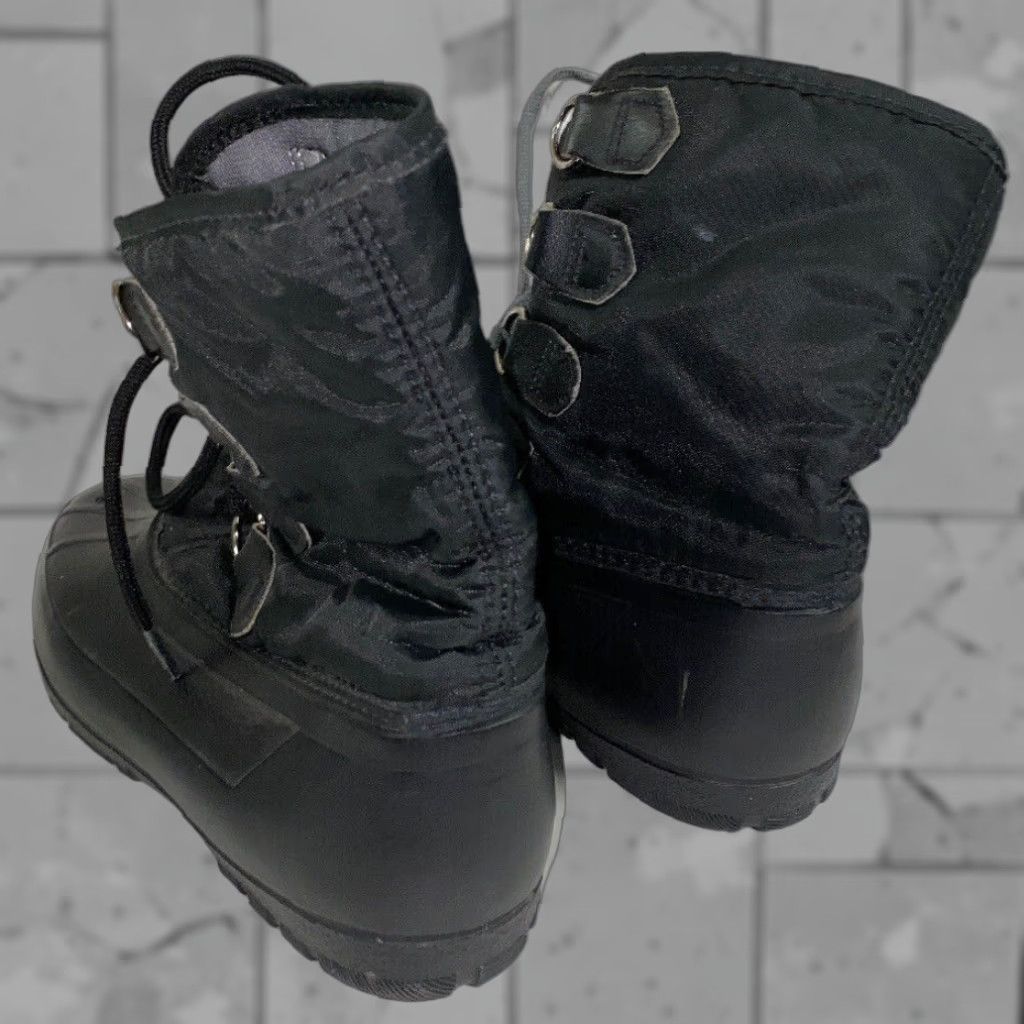 SOREL Sorel Women's Black Lace Up Short Boots US 10, Nylon, Boot, Shoes, Black, Women, Short Boots, Lace Up, Round Toe, Low Heel Size 32" / US 10 / IT 46 - 1 Thumbnail