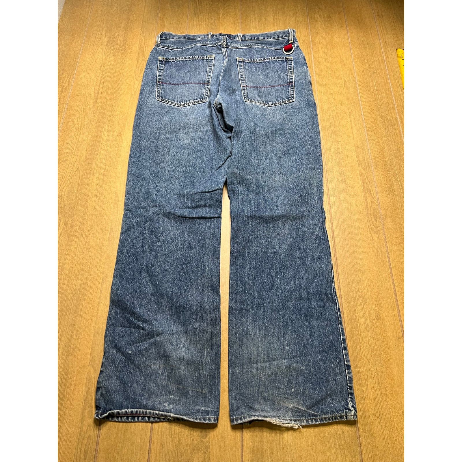 Tommy Jeans Tommy Jeans Relaxed Fit Jeans Mens 34x33 Blue Denim Y2K Size US 34 / EU 50 - 6 Thumbnail