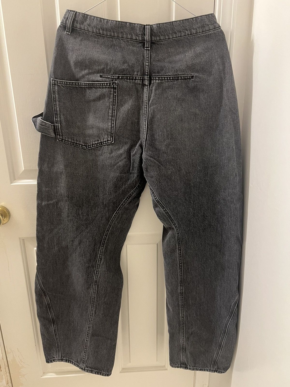 JW Anderson JW Anderson Twisted Jeans Grey 30 (fits 34+) Size US 30 / EU 46 - 2 Thumbnail