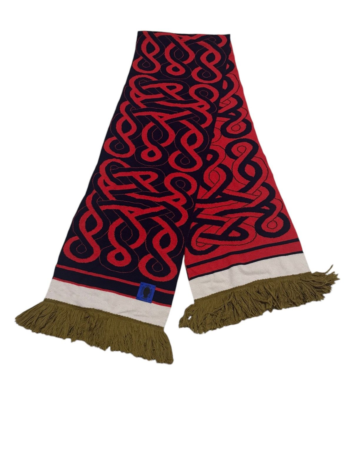 Bernhard Willhelm OG Bernhard Willhelm “8” Snake Art Long Scarves Size ONE SIZE - 1 Thumbnail