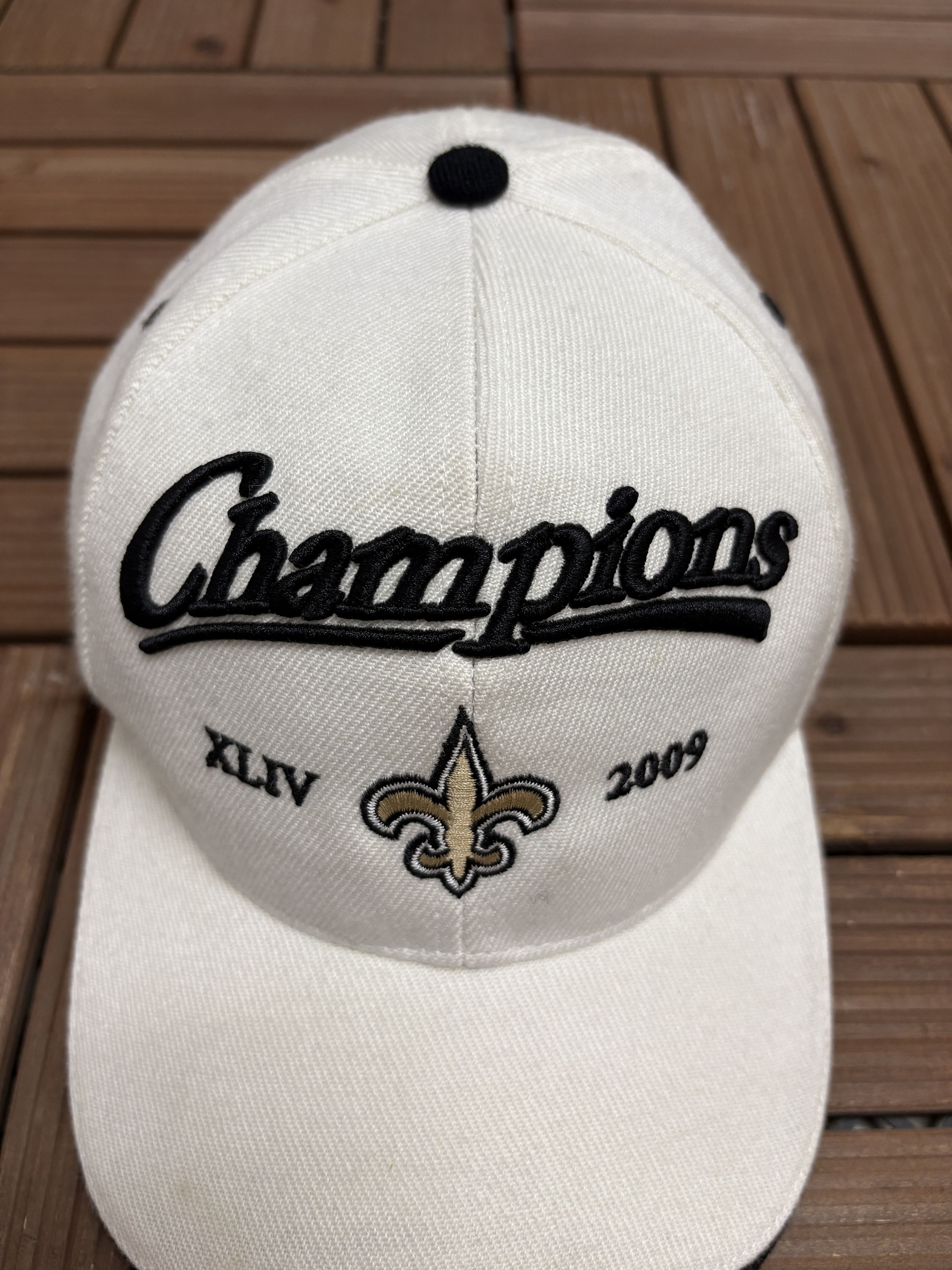 Reebok New Orleans Saints Super Bowl XLIV Champions Vintage Hat Size ONE SIZE - 3 Thumbnail