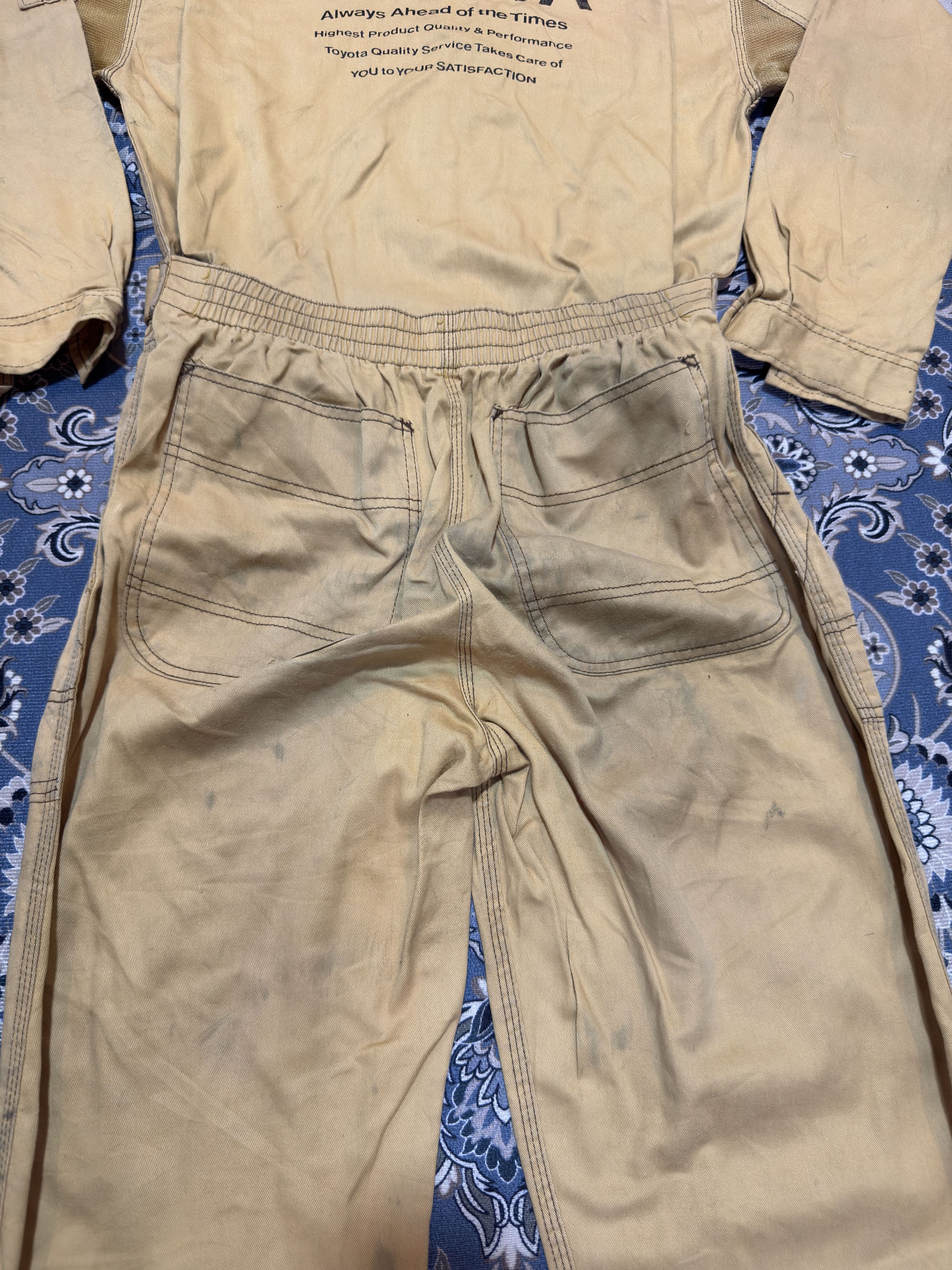 Sports Specialties Vintage Toyota TRD Script Mechanic Coverall Dirty Oil Size M Size US 29 - 9 Thumbnail