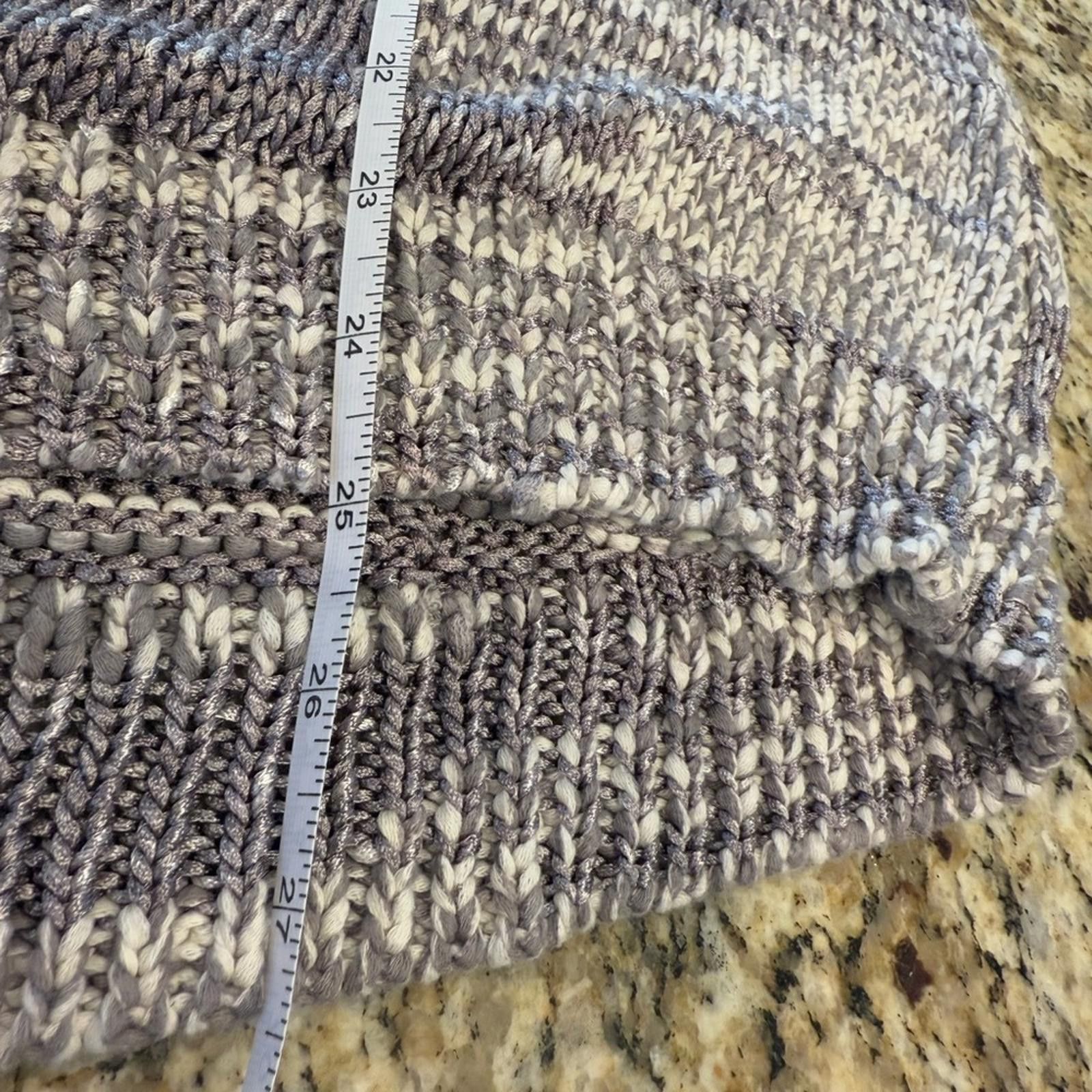 Other Saint Tropez West sleeveless sweater metallic knit SZ LG Size L / US 10 / IT 46 - 9 Thumbnail