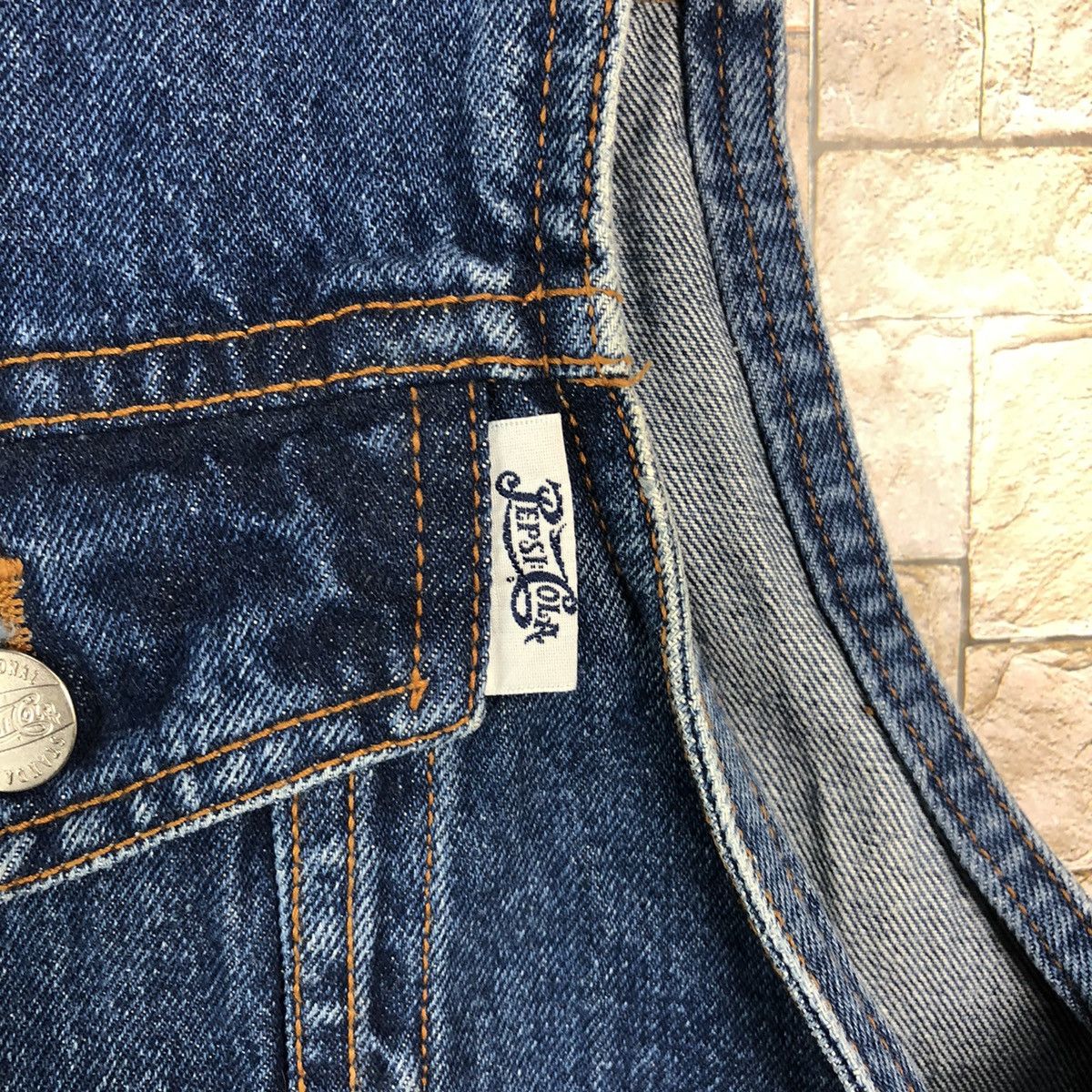 Coca Cola Pepsi Cola Blue Denim Vest #A838 Size US S / EU 44-46 / 1 - 11 Thumbnail