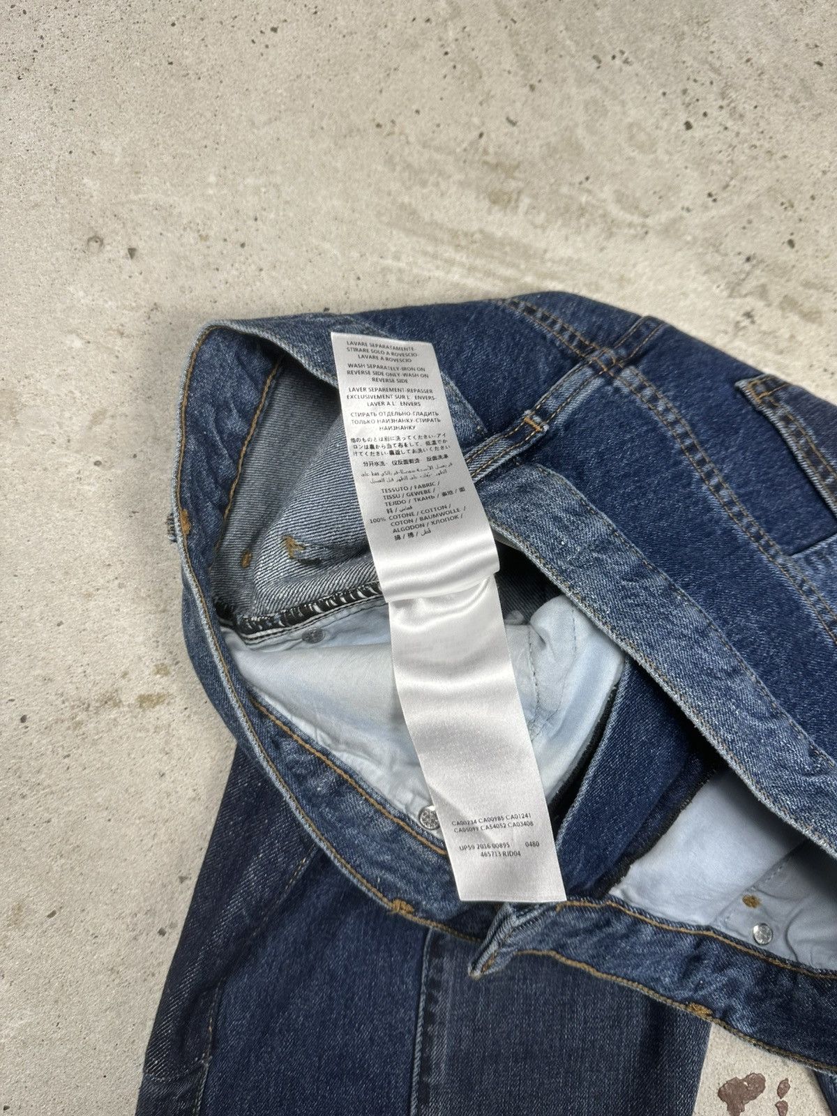 McQ Alexander McQueen Alexander McQueen MCQ Patchwork Jeans Denim Pants Size US 29 - 12 Thumbnail