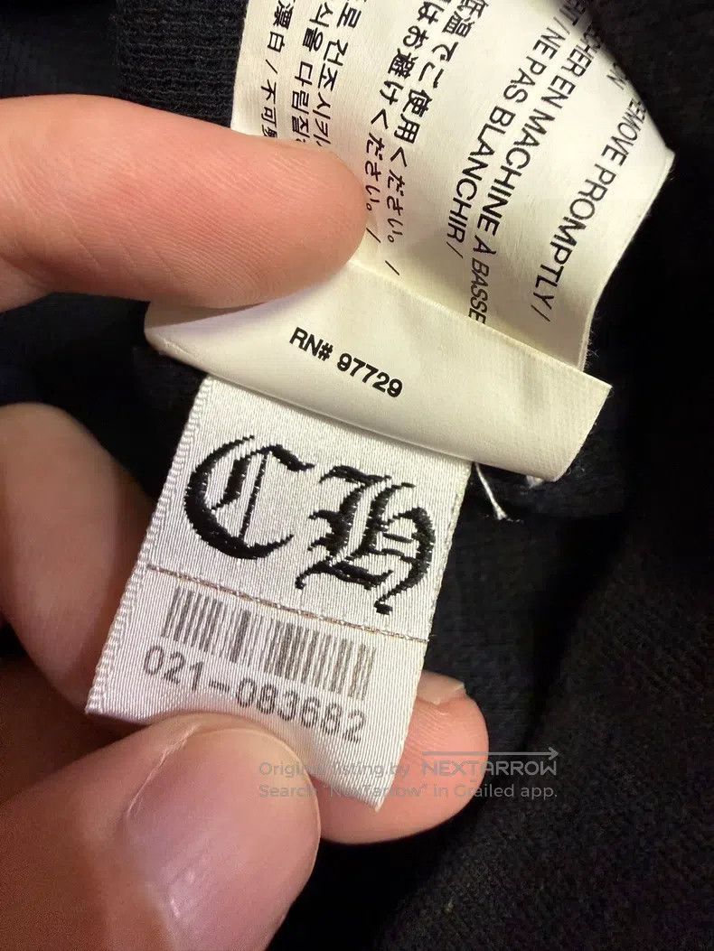 Chrome Hearts CHROME HEARTS Size XXL Waffle fabric zipper hoodie Size US XXL / EU 58 / 5 - 4 Thumbnail