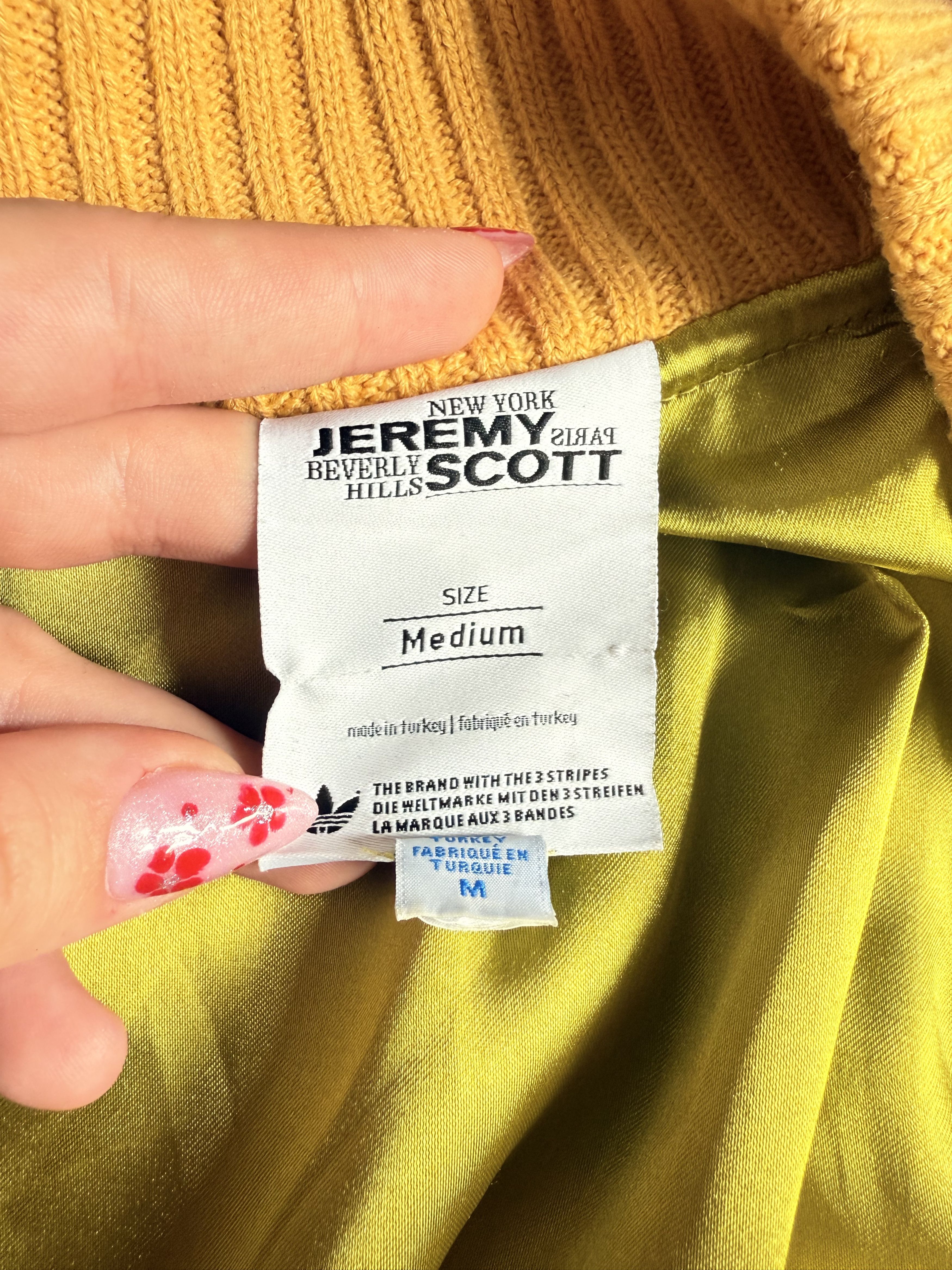 Adidas × Jeremy Scott Jeremy Scott x Adidas Originals Globe Varsity Jacket Size US M / EU 48-50 / 2 - 11 Thumbnail