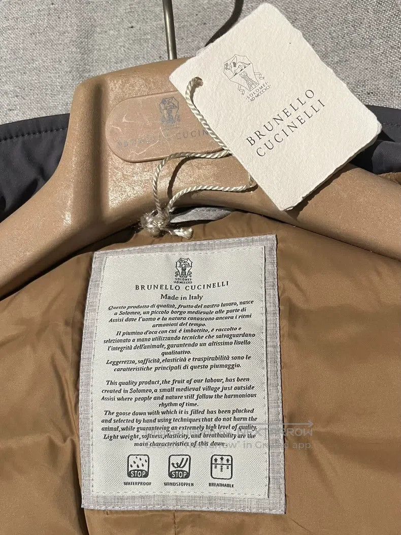 Brunello Cucinelli Brunello Cucinelli Men's Down Jacket Size US M / EU 48-50 / 2 - 7 Thumbnail