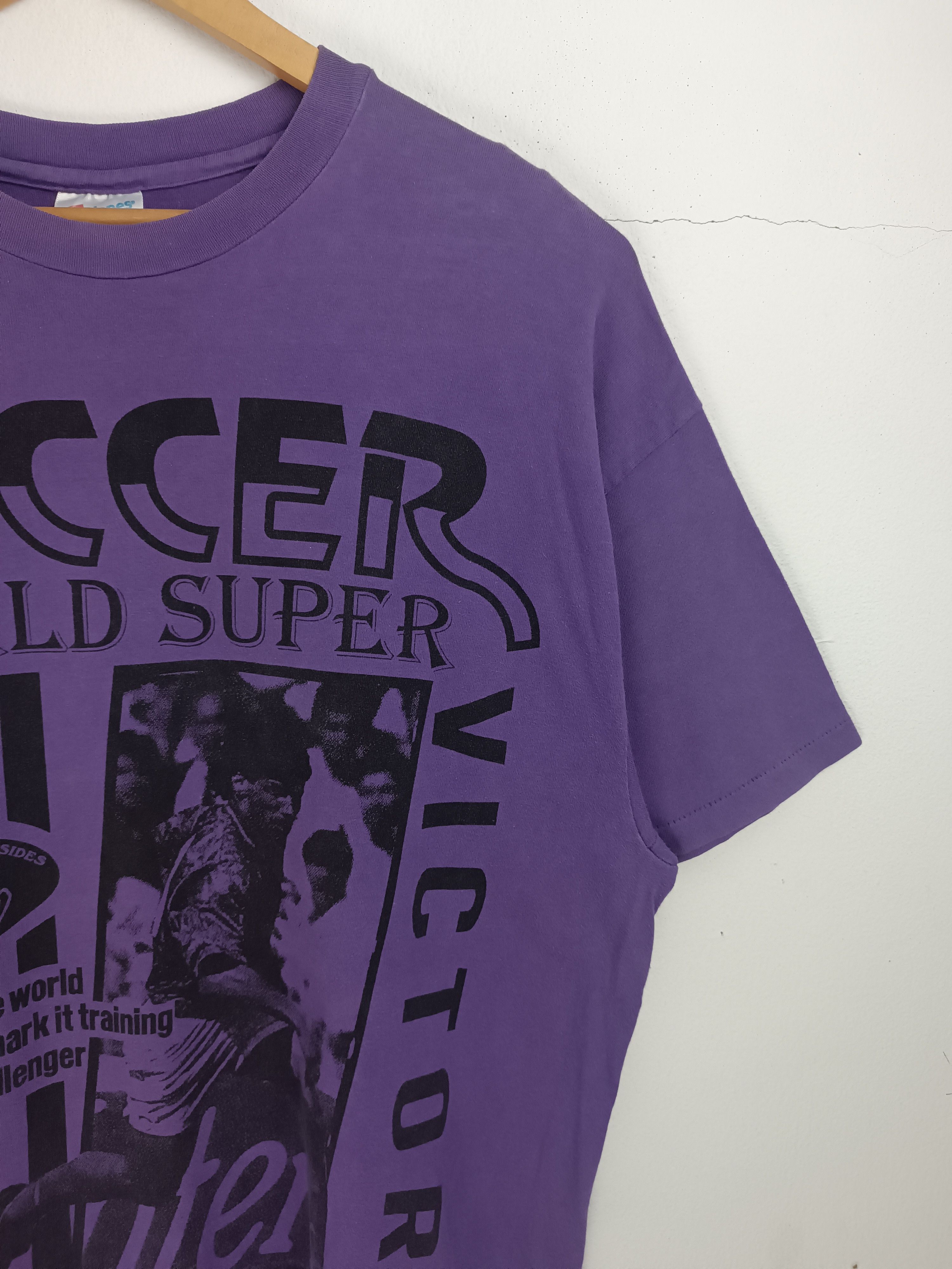 Vintage VINTAGE 90s SOCCER WORLD FOOTBALL FIFA UEFA MADRID VERY RARE Size US XL / EU 56 / 4 - 7 Thumbnail