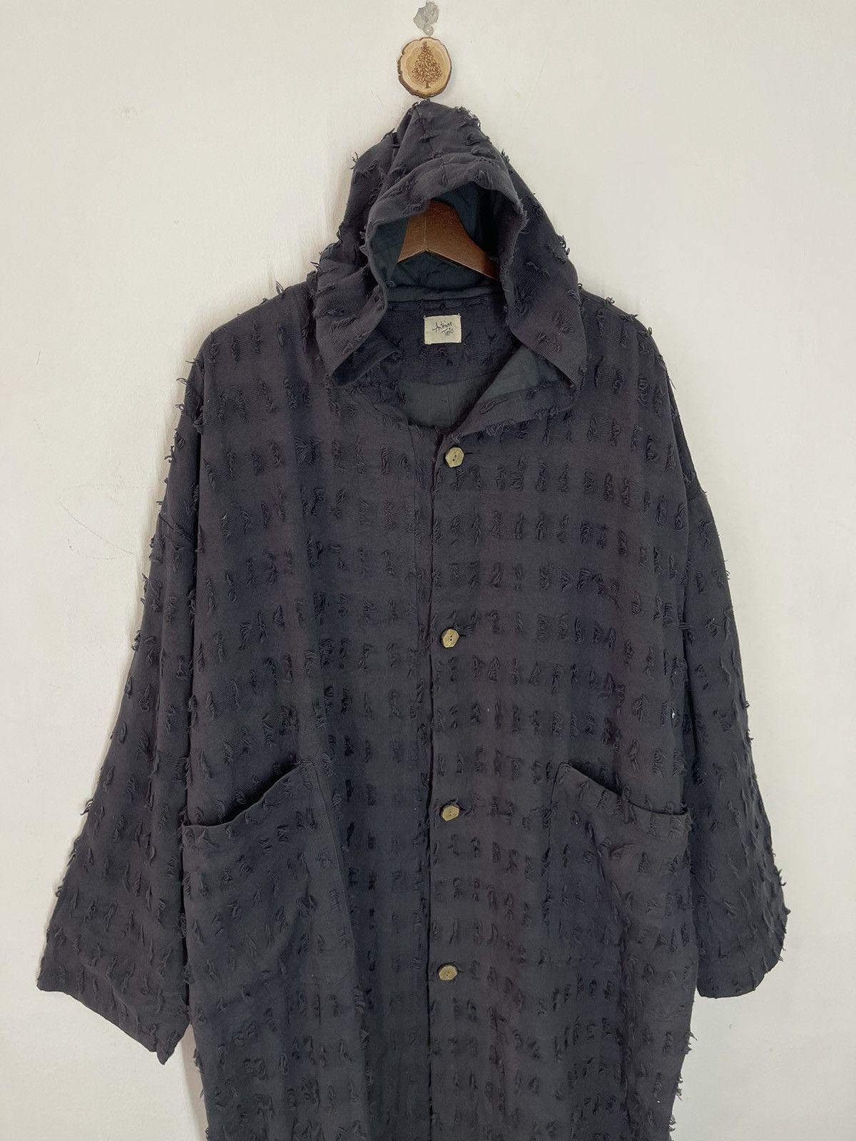 Designer × Japanese Brand VINTAGE ANTENNE TROIS DESIGNER LONG COAT Size US XL / EU 56 / 4 - 2 Thumbnail