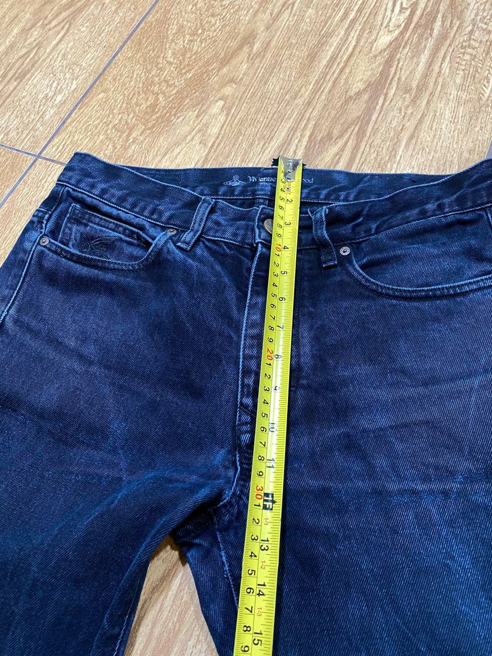 Vivienne Westwood Vivienne Westwood blue jeans pants crazy Y2K vintage Size 30" / US 8 / IT 44 - 18 Thumbnail