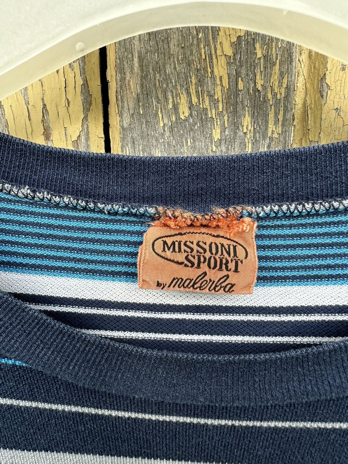 Missoni Vintage Missoni Sport Italy Stripe TShirt A526 Size US M / EU 48-50 / 2 - 7 Thumbnail