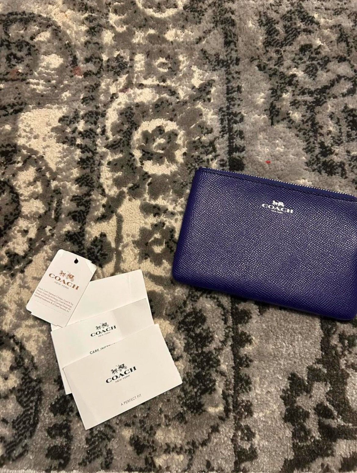 Coach Purple Coach Wallet Size ONE SIZE - 1 Thumbnail