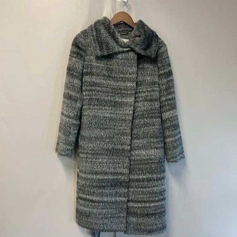 Max Mara MaxMara Gray Wool Ladies' Coat 0089 Size M / US 6-8 / IT 42-44 - 1 Thumbnail
