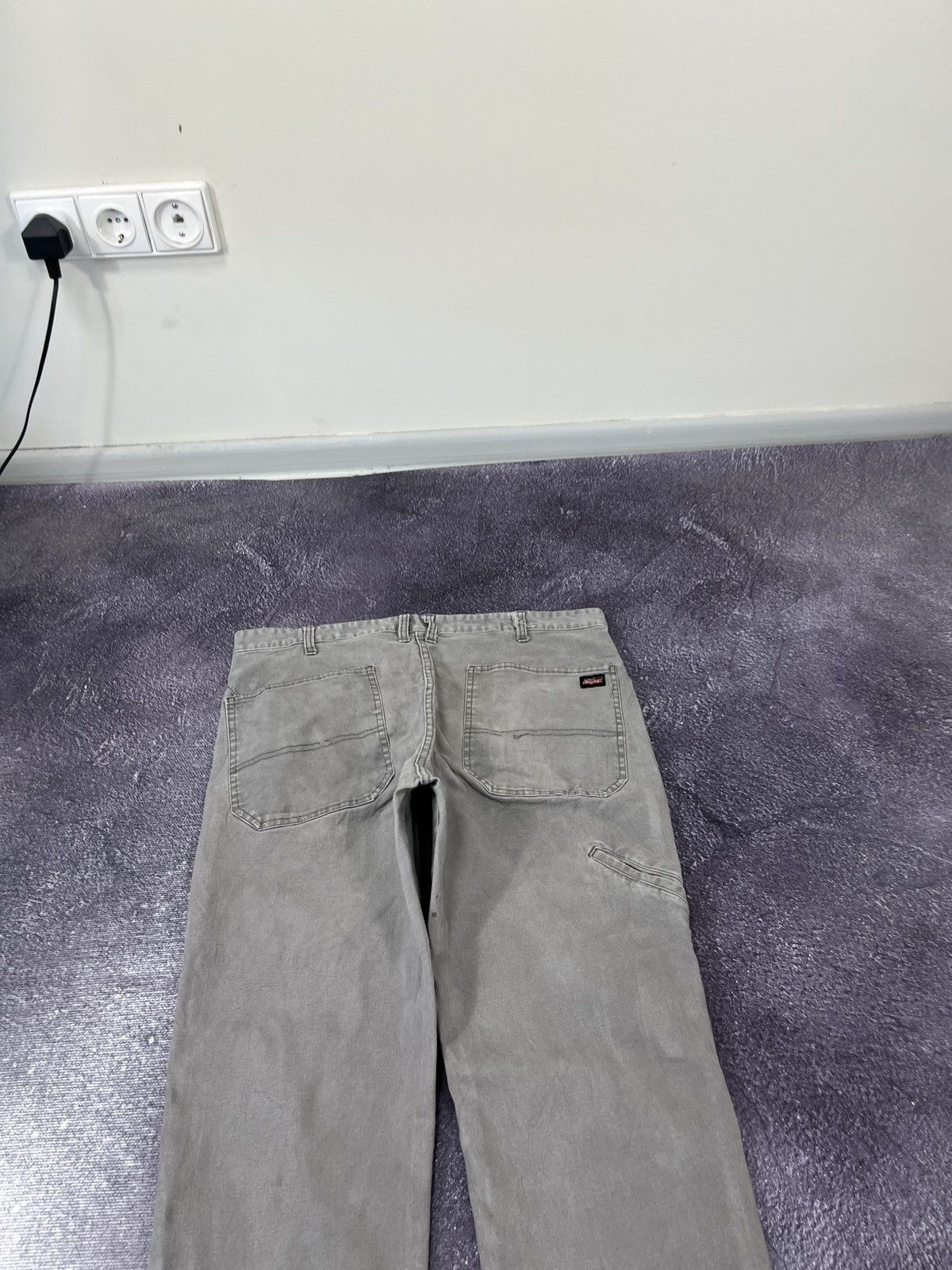 Dickies Vintage Dickies Y2K Faded Grey Work Pants Jeans Size US 34 / EU 50 - 4 Thumbnail