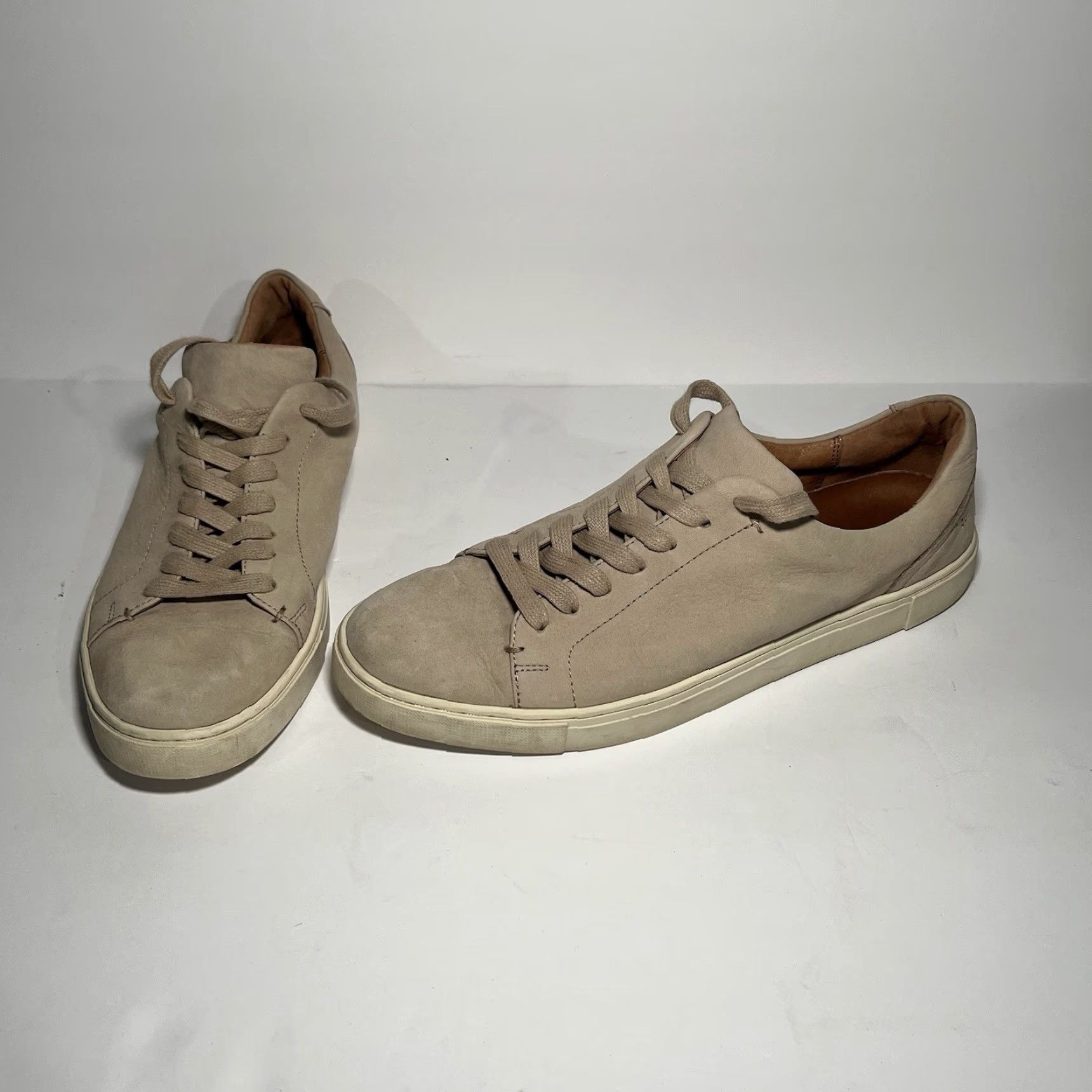 Frye Frye Sneakers Suede Brown Women 11 Low Top Lace Up 3471182-TPE Shoes Shoe Sneaker Athletic Casual Size US 11 / IT 41 - 2 Thumbnail