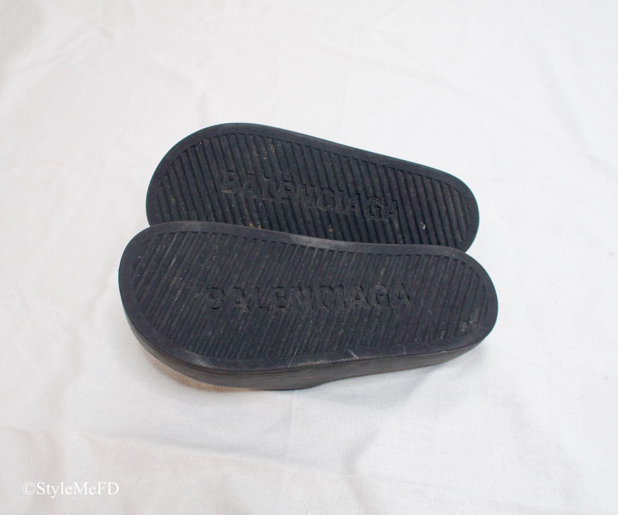 Balenciaga Balenciaga 45mm Chunky Black Platform Slide Sandals Size US 10 / IT 40 - 6 Thumbnail