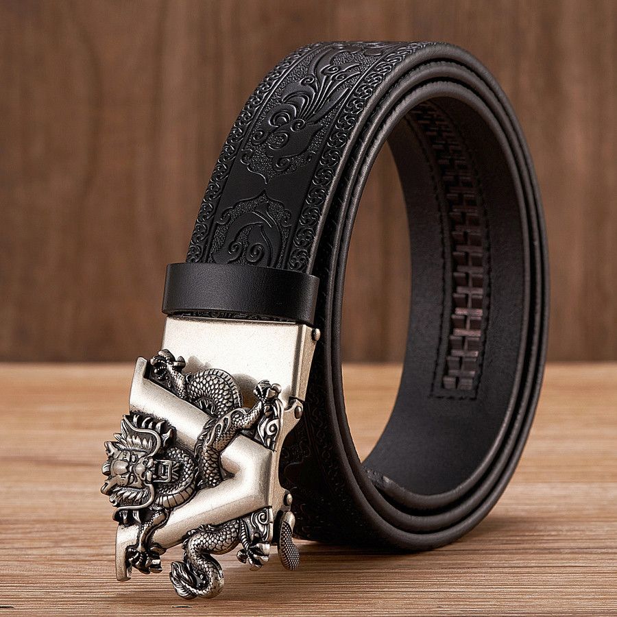 Japanese Brand × Vintage Classic dragon head men belt Size ONE SIZE - 2 Thumbnail