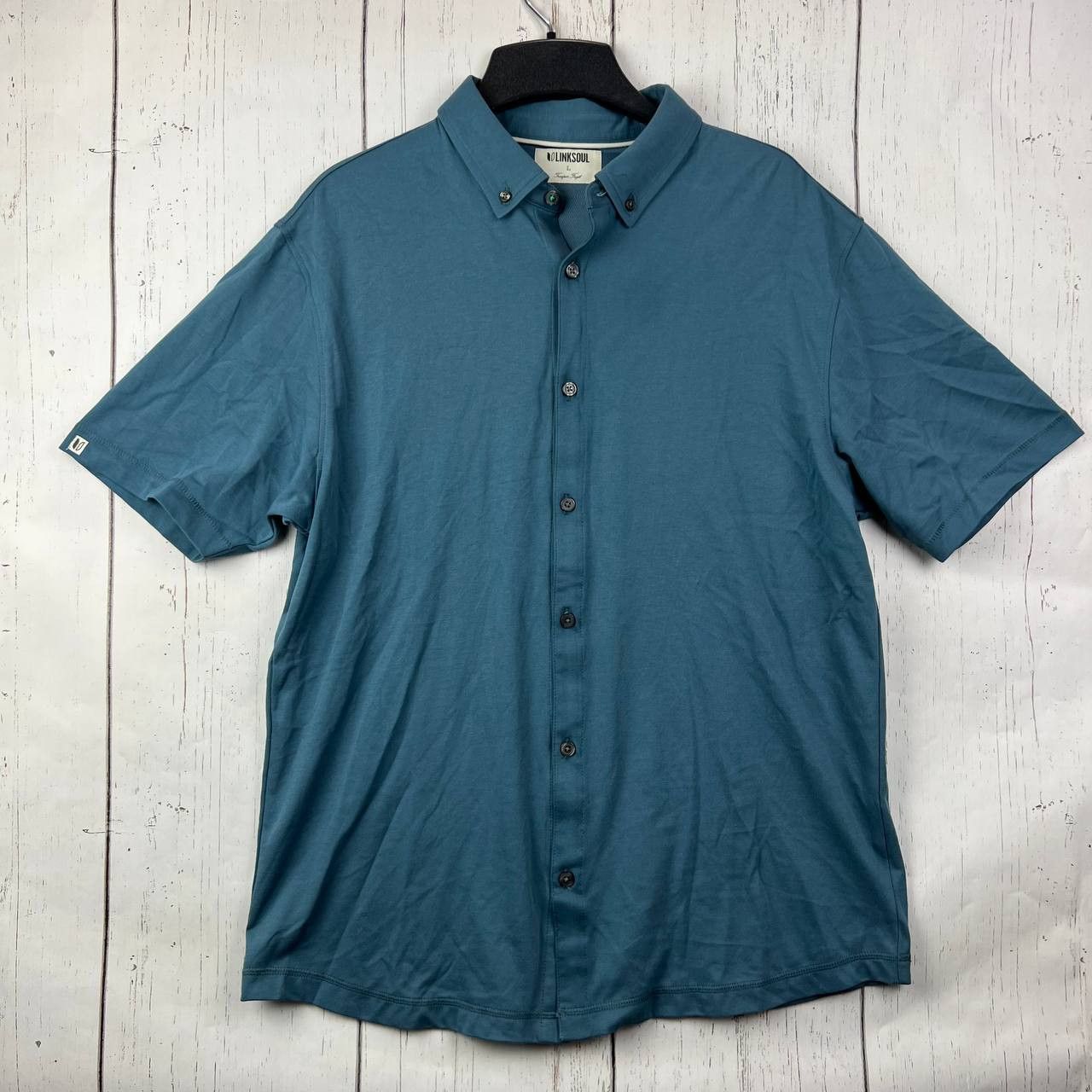 Other LinkSoul Golf Tempus Fugit Plain Large Casual Polo Shirt Size US L / EU 52-54 / 3 - 1 Thumbnail