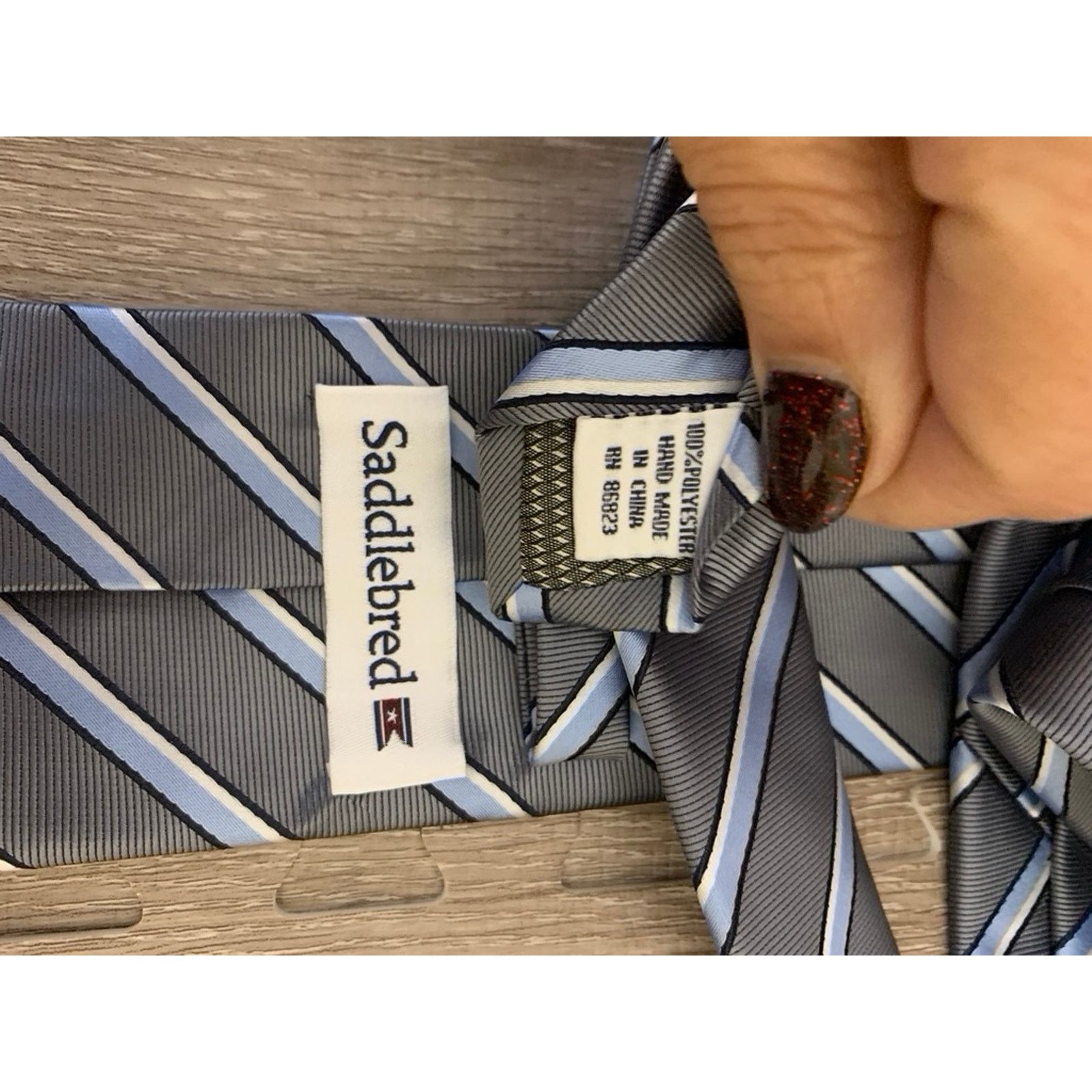 Saddlebred Saddlebred Men's Designer Striped Tie Set Multicolor 5 Piece Size ONE SIZE - 5 Thumbnail
