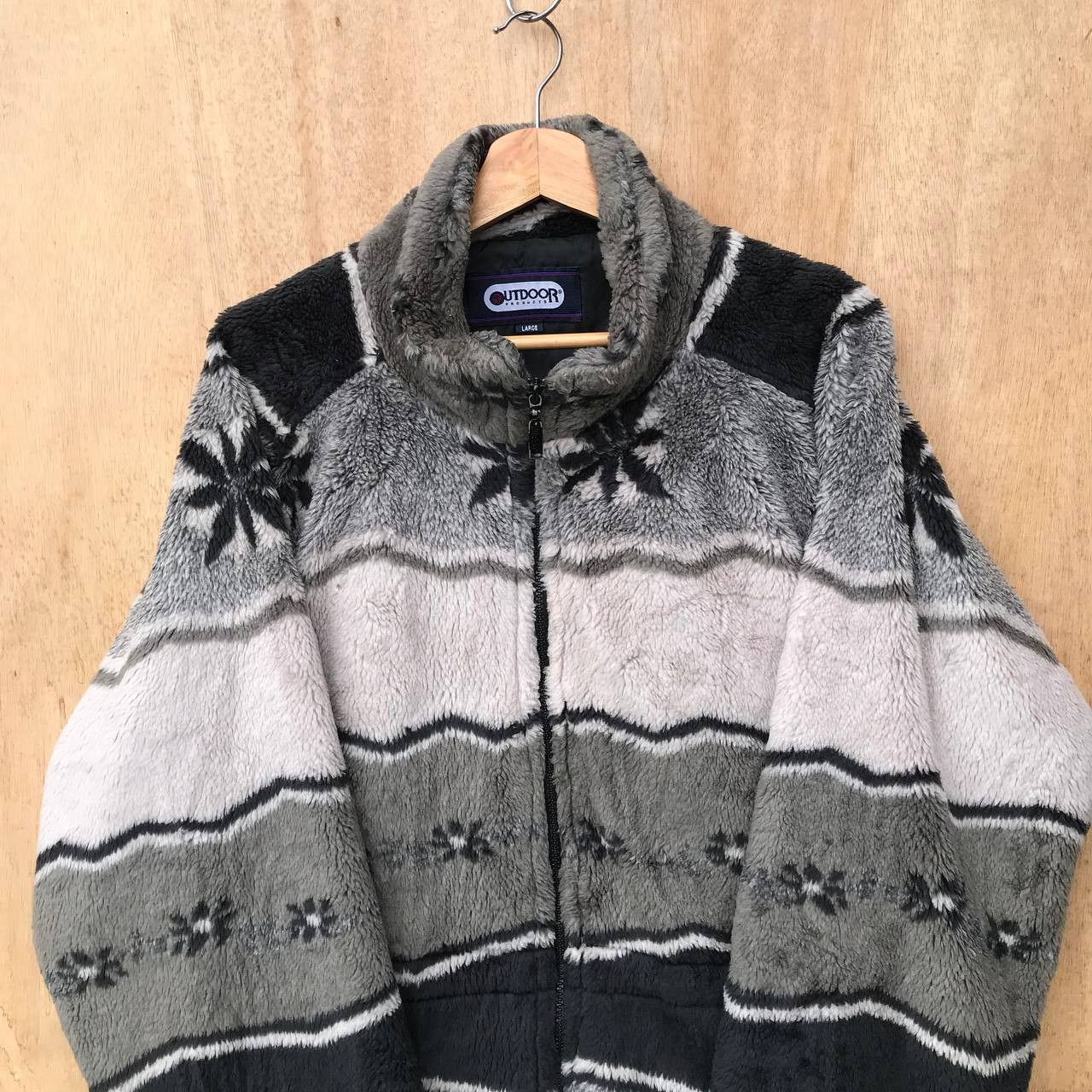 Outdoor Research OUTDOOR NAVAJO AZTEC SHERPA FLEECE JACKET SIZE LARGE BAGGY Size US L / EU 52-54 / 3 - 8 Thumbnail
