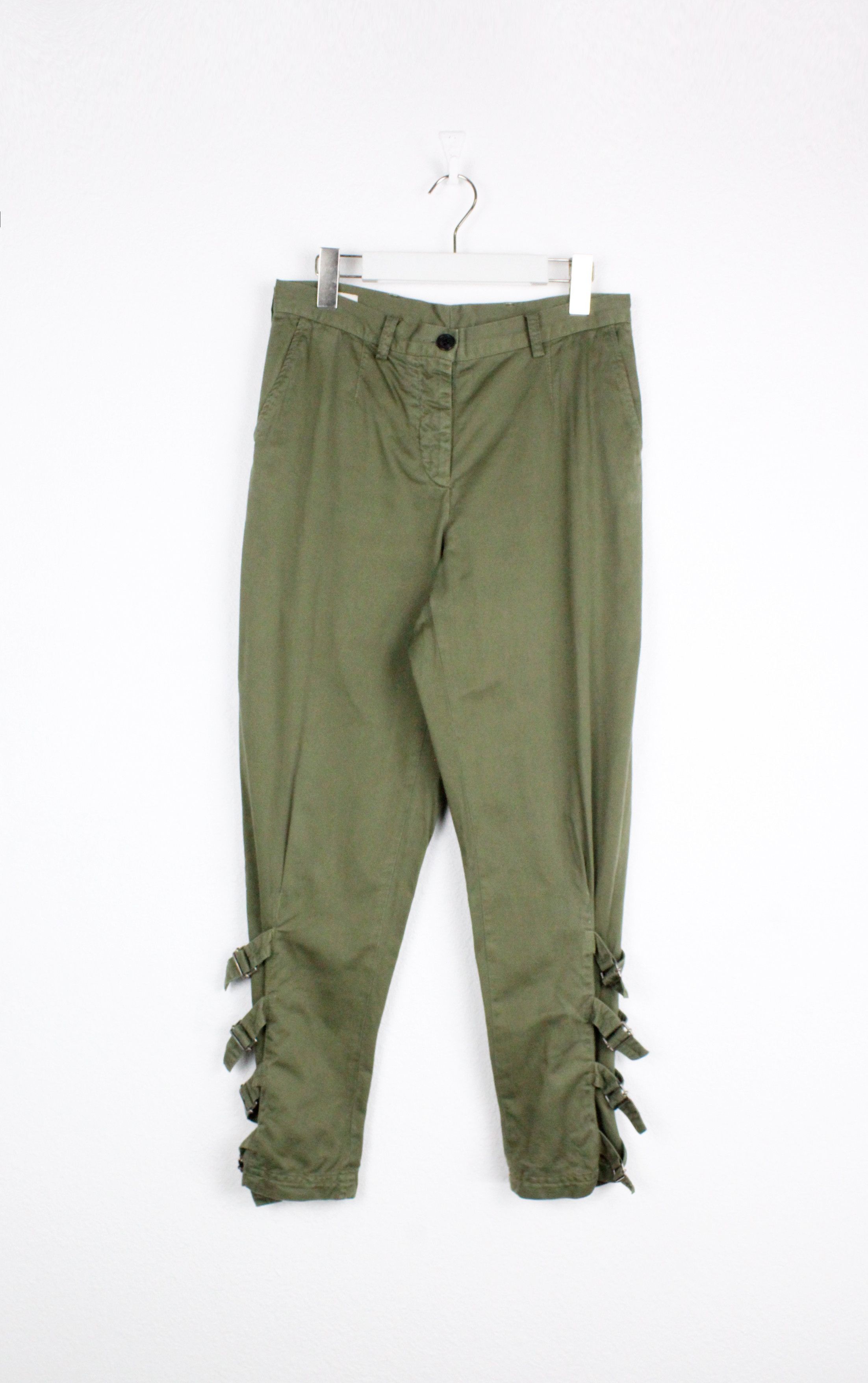 Dries Van Noten Archive Dries Van Noten Army Bondage Chino Pants Trousers Size 25" / US 0 / IT 36 - 1 Thumbnail
