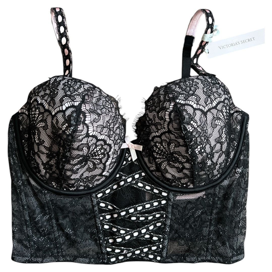 Victoria's Secret Victoria's Secret Dream Angels Underwire Long Line Bra, S-DD Size ONE SIZE - 7 Thumbnail