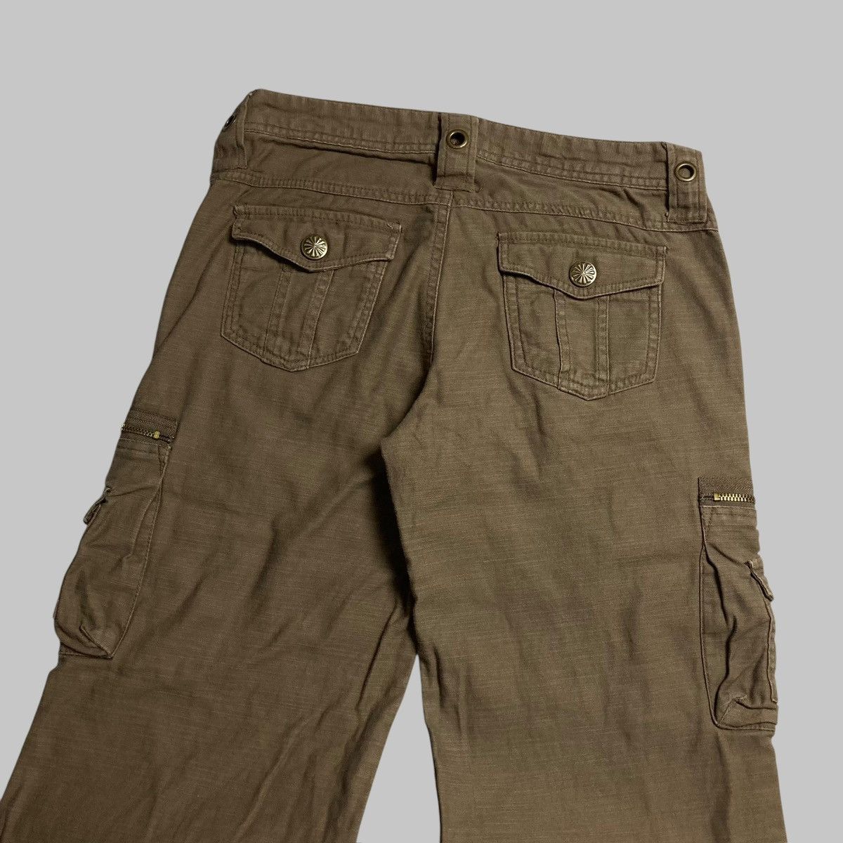 Hysteric Glamour × Japanese Brand × Le Grande Bleu (L.G.B.) UNKNOWN - Flared Cargo Pants Multi Pocket Like Goa Size US 28 / EU 44 - 4 Thumbnail