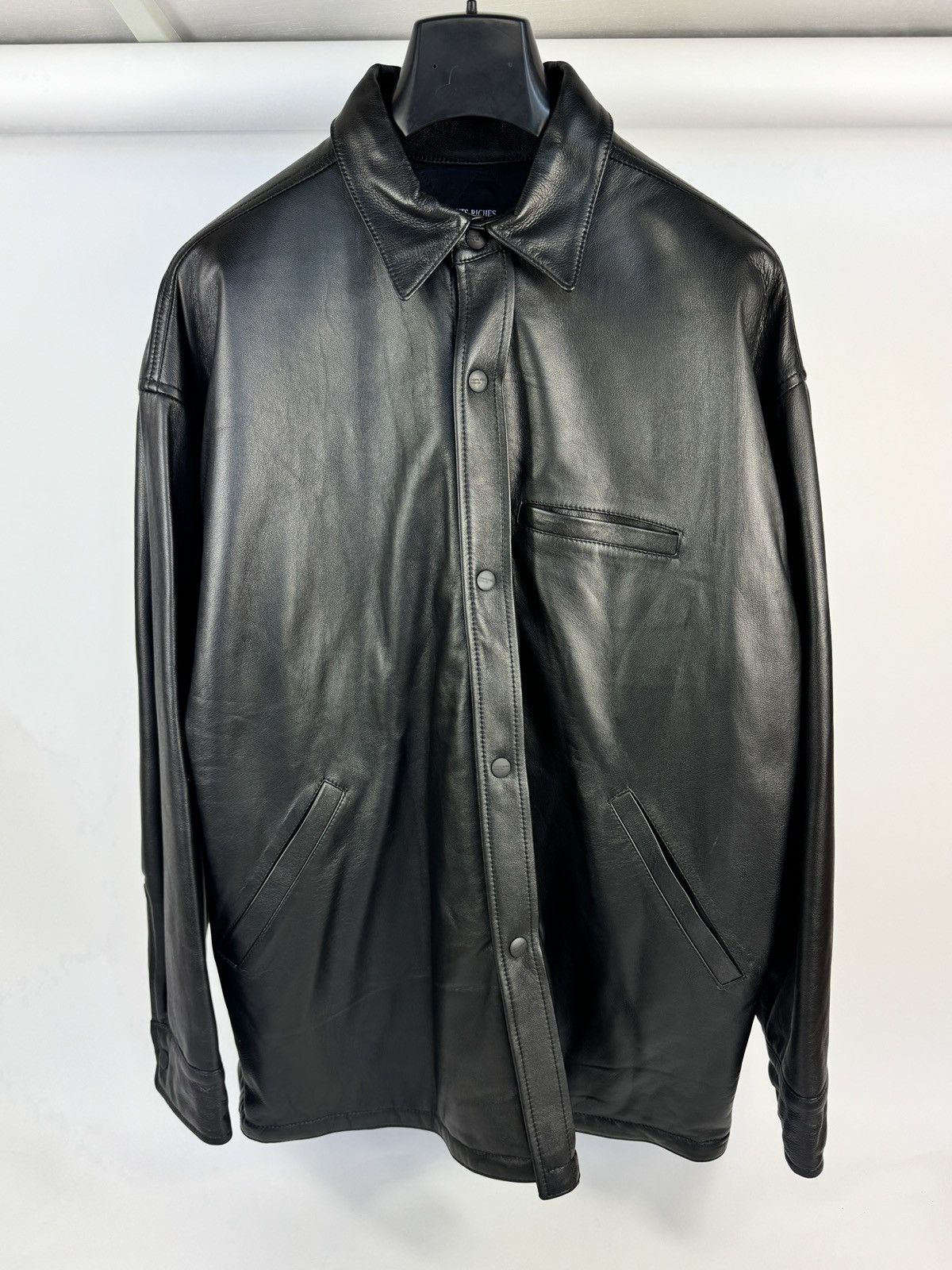 Enfants Riches Deprimes Soft Leather Oversized Padded Over-shirt Size US L / EU 52-54 / 3 - 1 Thumbnail