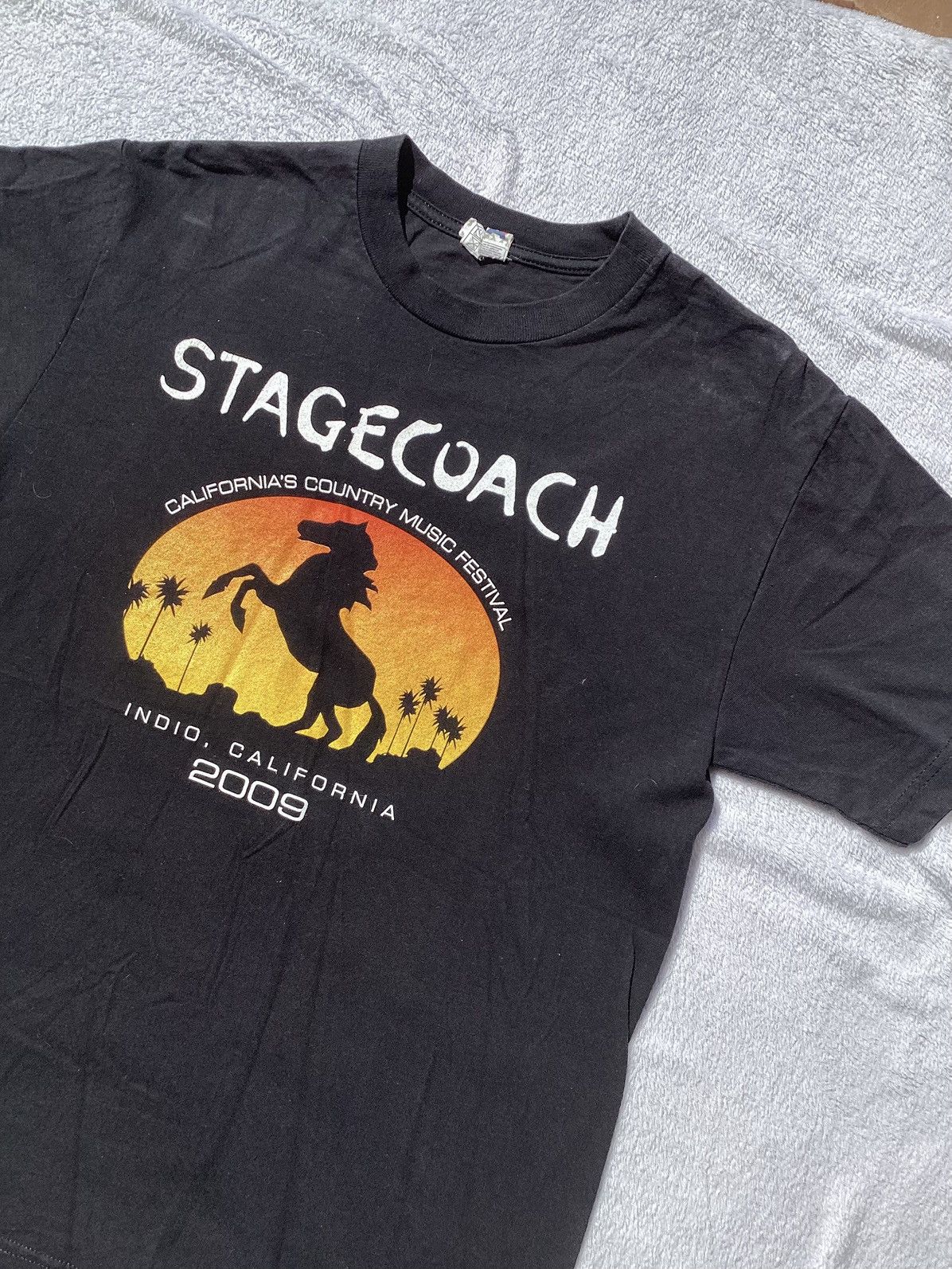 Band Tees × Vintage Vtg 08 stagecoach Indio country music festival band/tour Tee Size US M / EU 48-50 / 2 - 2 Thumbnail